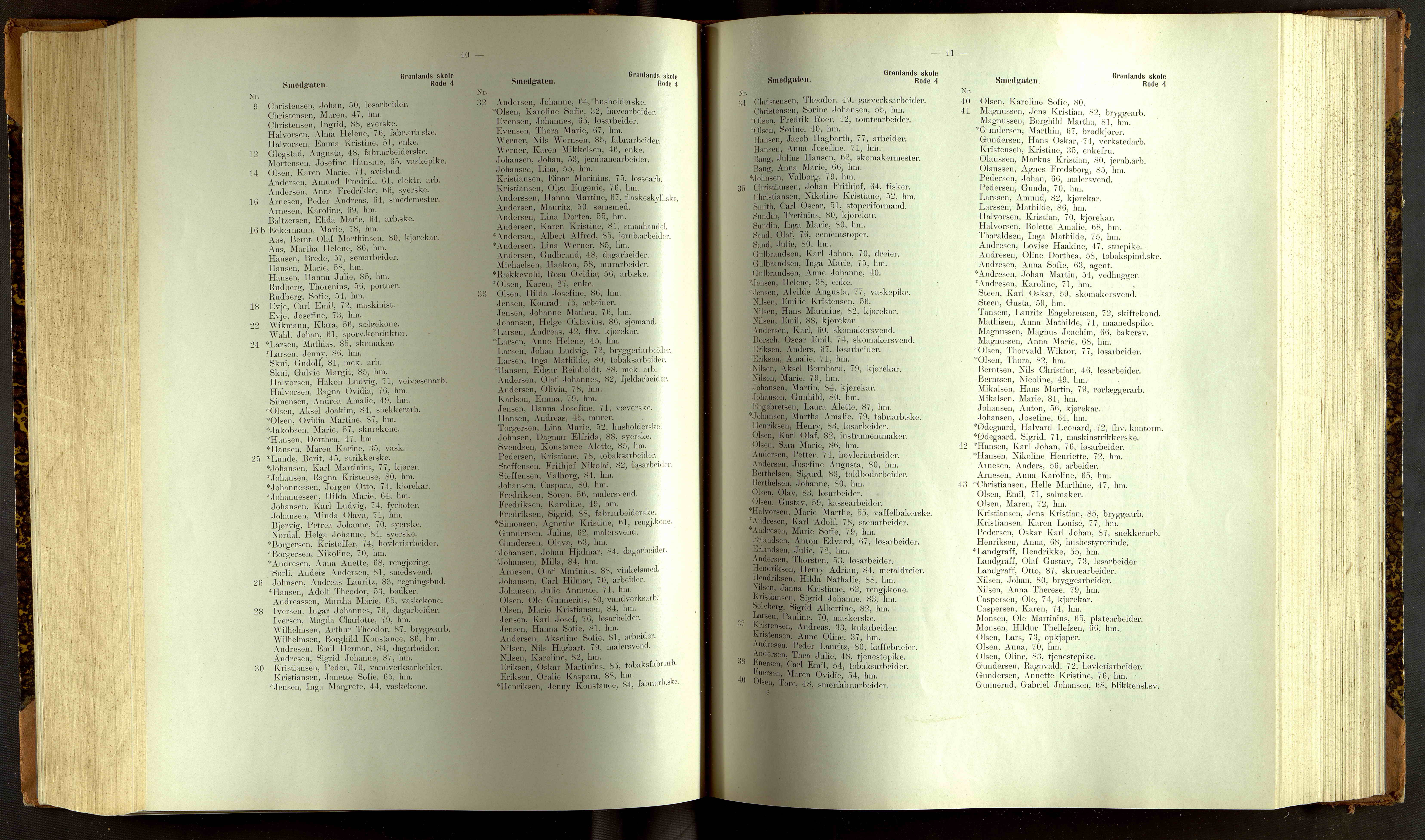 Folkeregisteret ( Valgstyret ), OBA/A-20059, 1913, p. 5040-5041