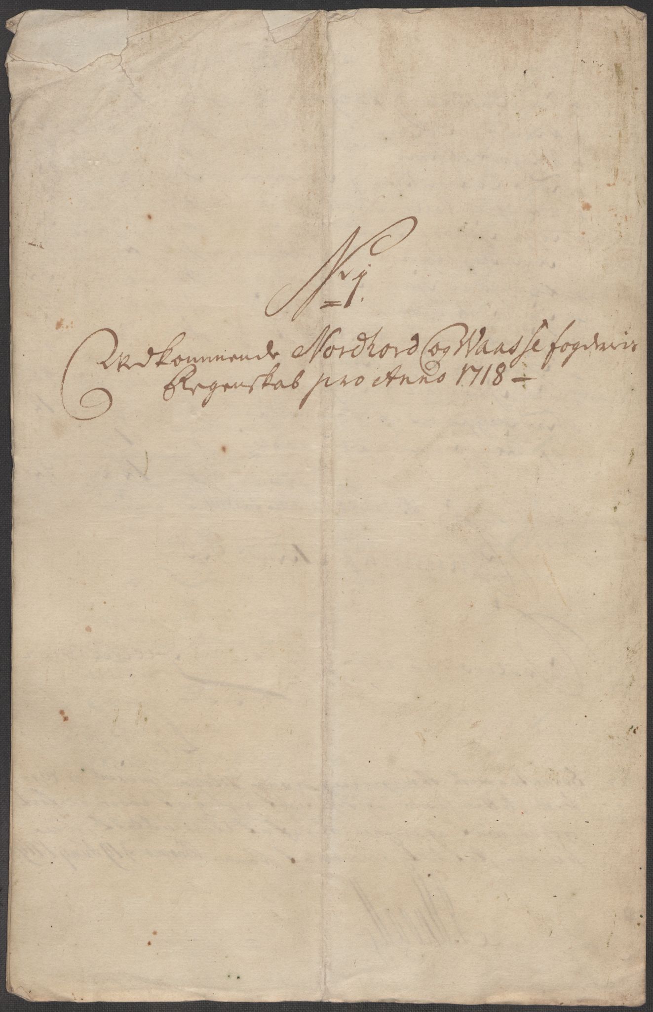 Rentekammeret inntil 1814, Reviderte regnskaper, Fogderegnskap, AV/RA-EA-4092/R51/L3202: Fogderegnskap Nordhordland og Voss, 1718, p. 33