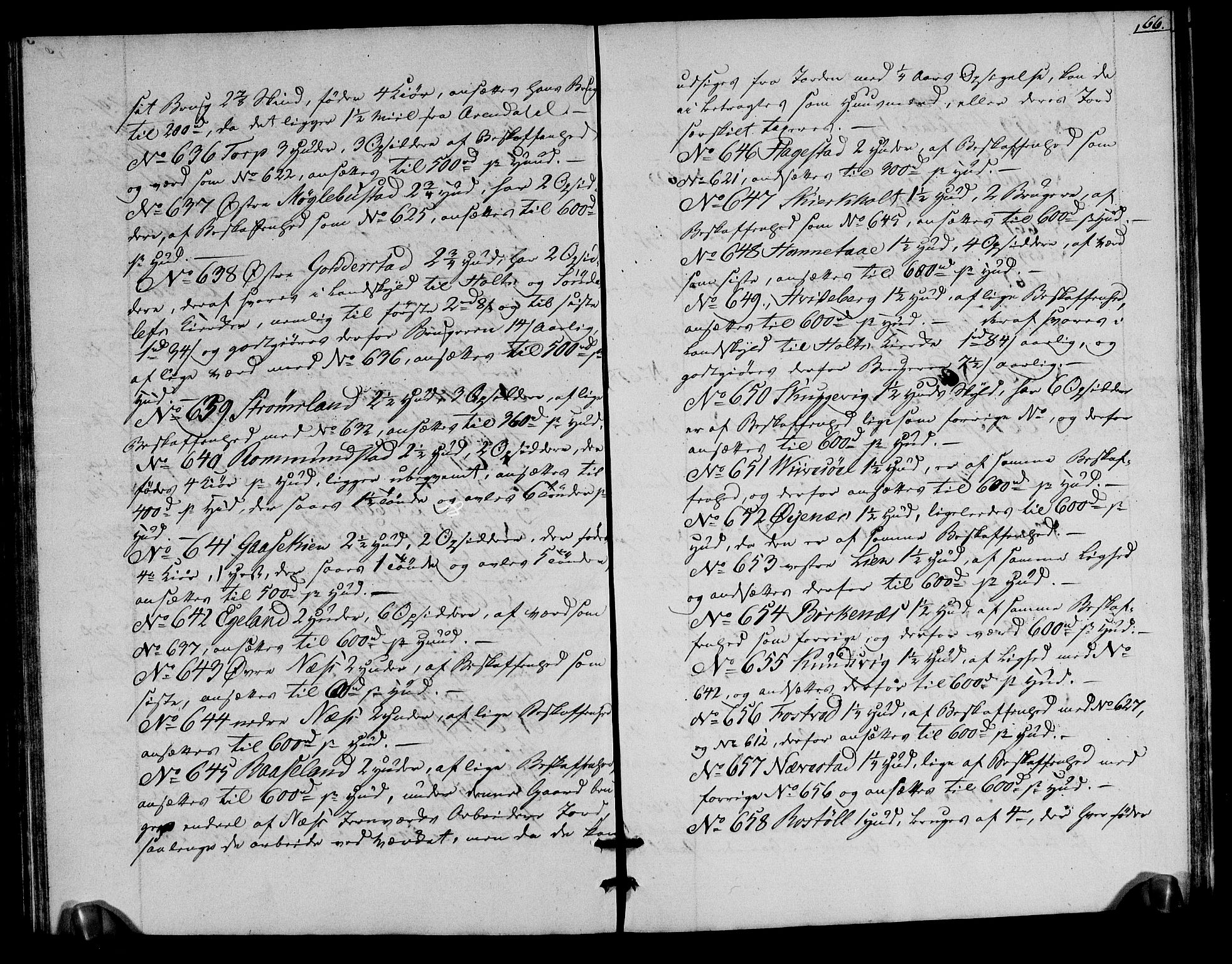 Rentekammeret inntil 1814, Realistisk ordnet avdeling, RA/EA-4070/N/Ne/Nea/L0077: Nedenes fogderi. Deliberasjonsprotokoll, 1803, p. 69