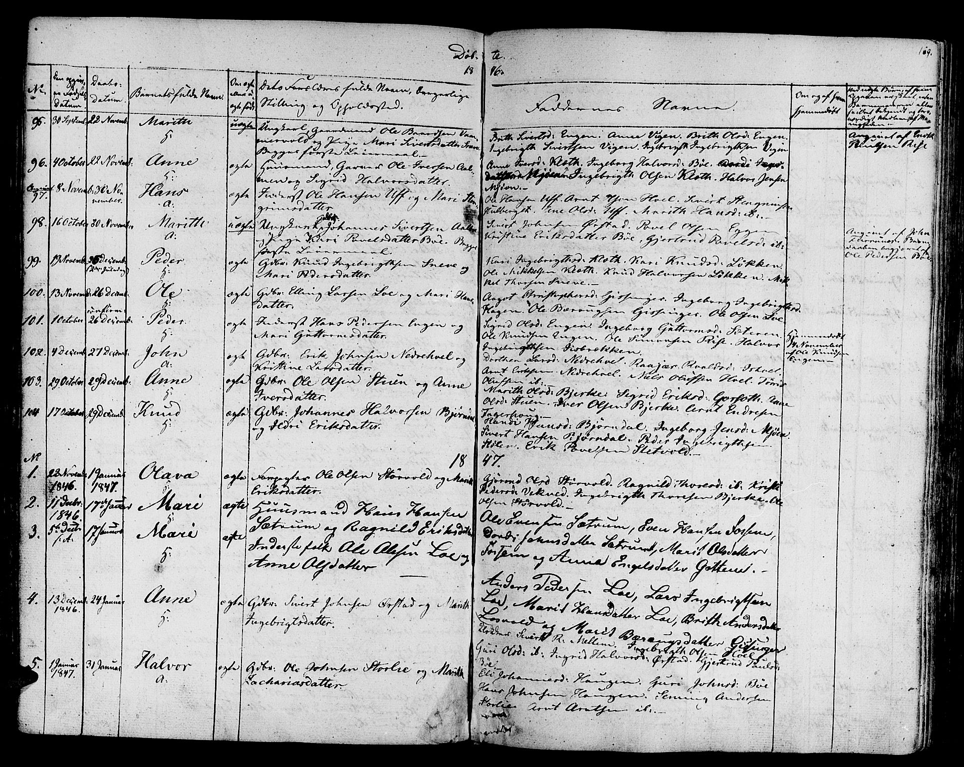 Ministerialprotokoller, klokkerbøker og fødselsregistre - Sør-Trøndelag, AV/SAT-A-1456/678/L0897: Parish register (official) no. 678A06-07, 1821-1847, p. 169