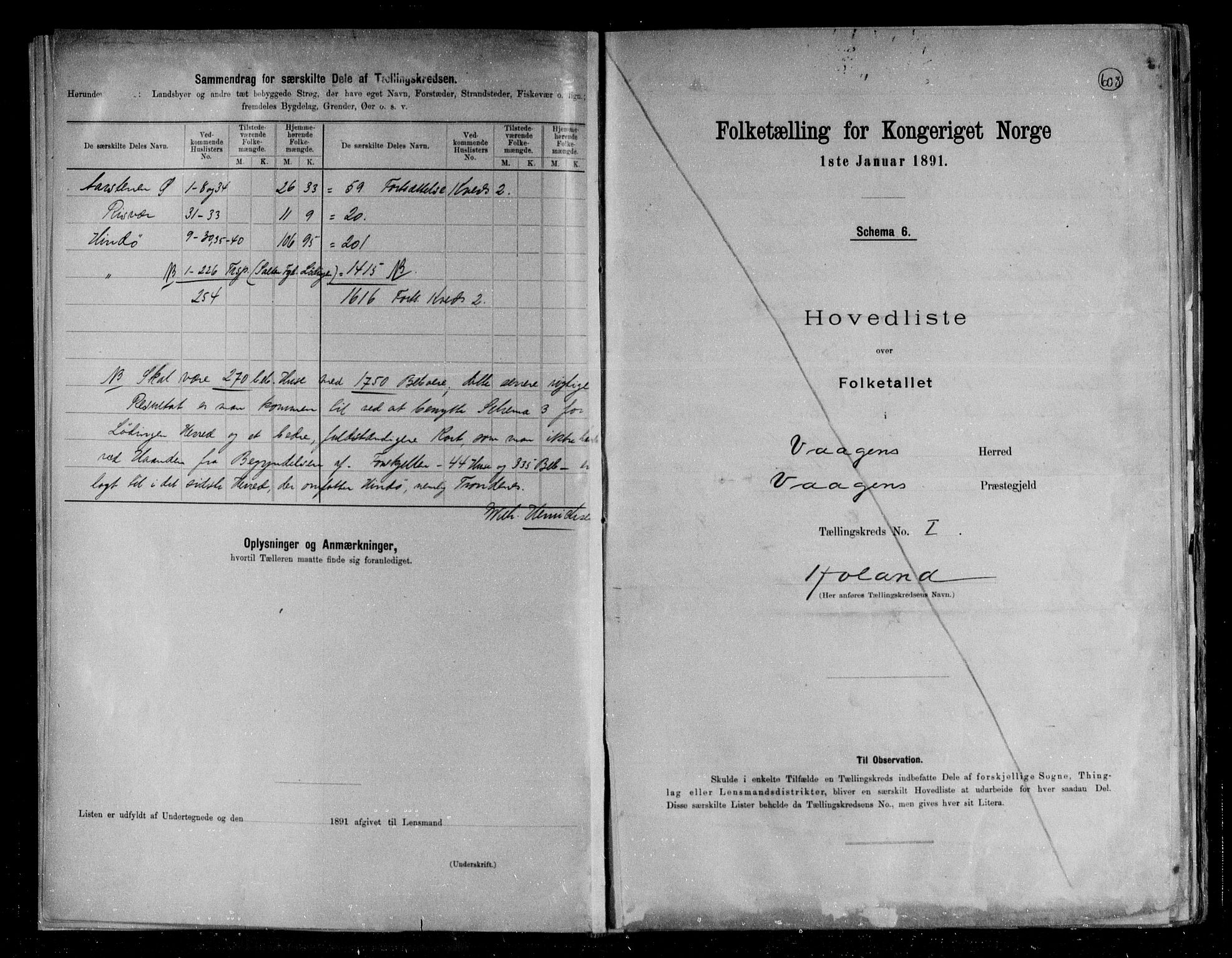 RA, 1891 census for 1865 Vågan, 1891, p. 10