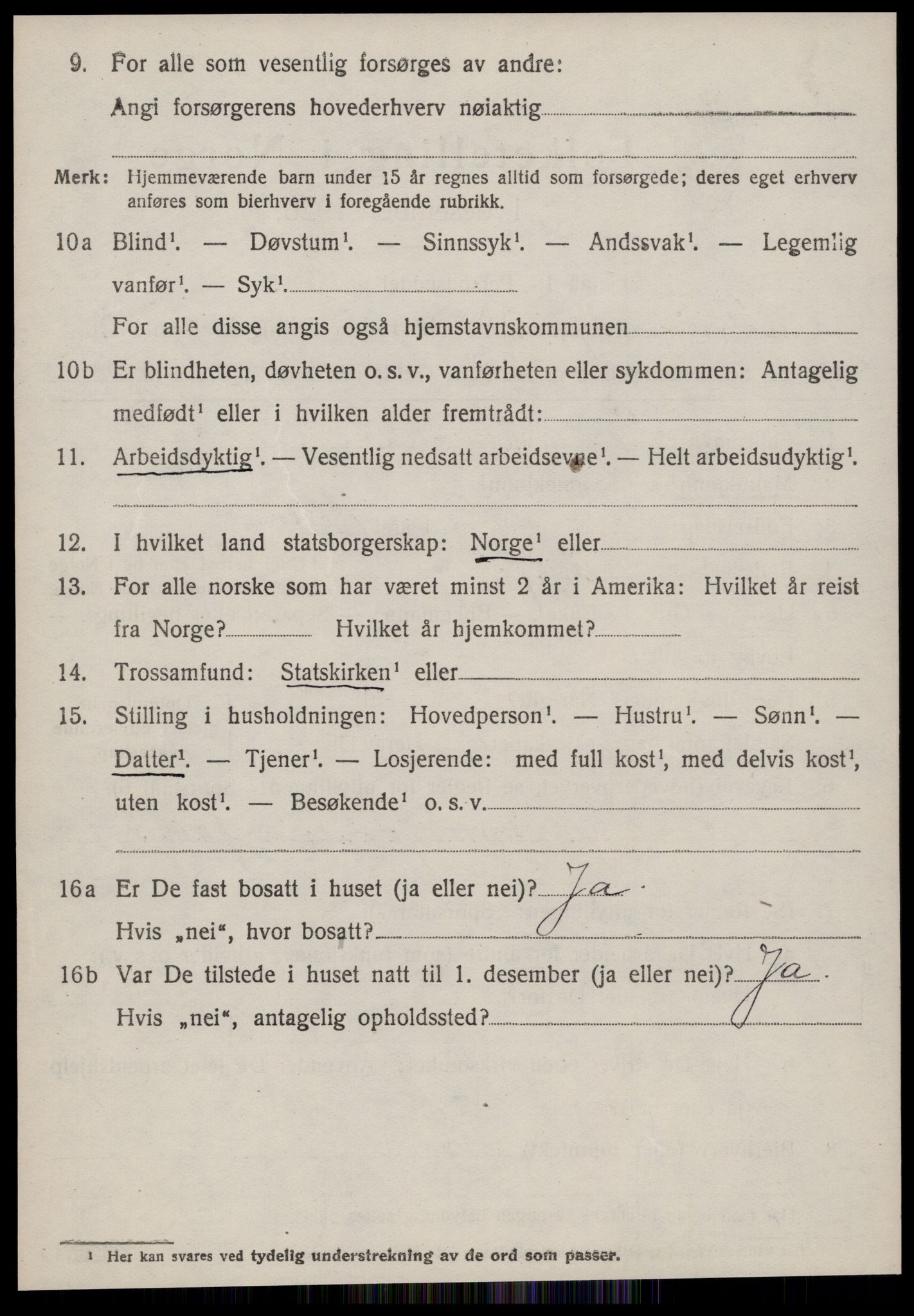 SAT, 1920 census for Hjørundfjord, 1920, p. 1460