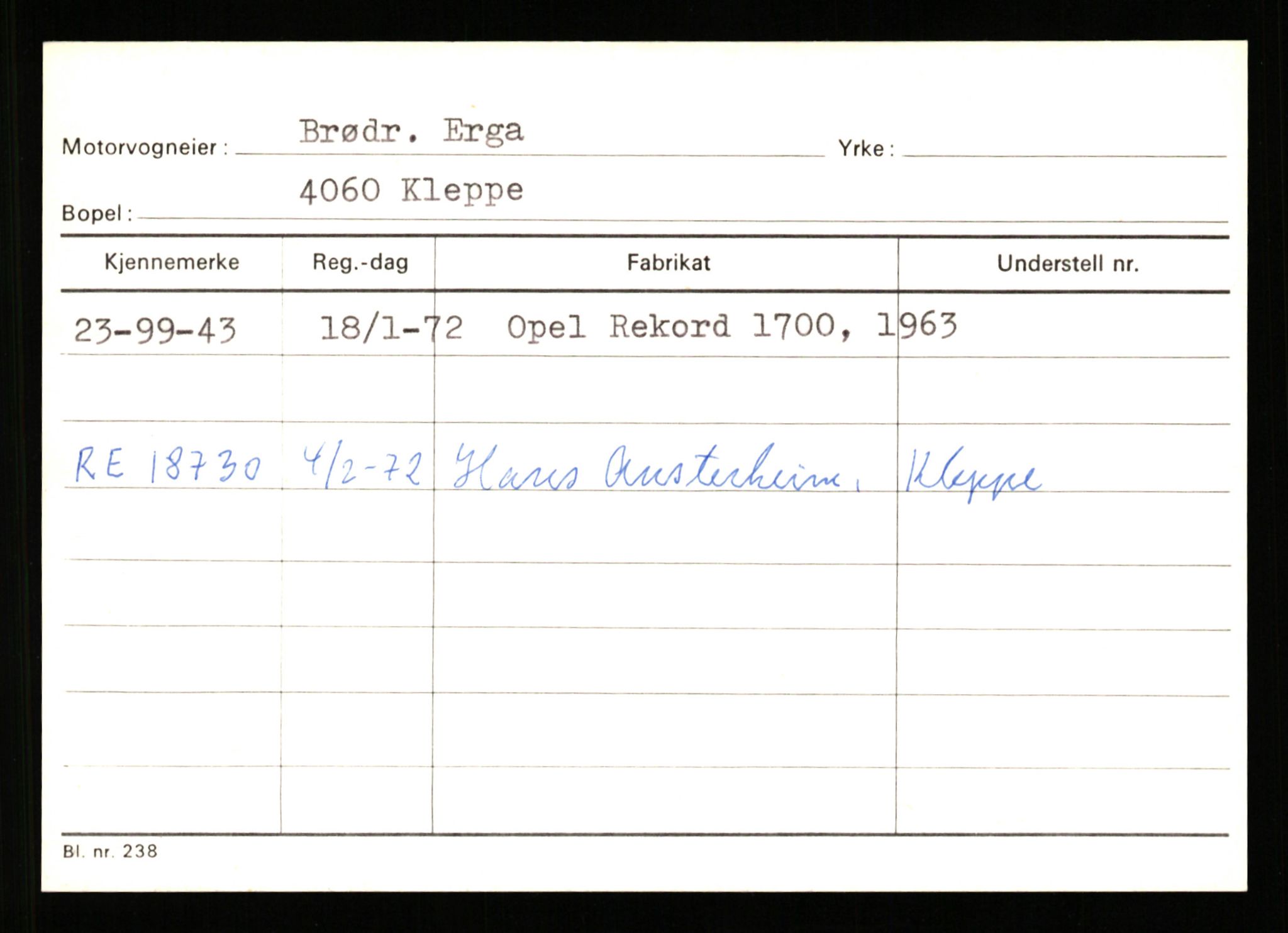 Stavanger trafikkstasjon, AV/SAST-A-101942/0/G/L0010: Registreringsnummer: 130000 - 239953, 1930-1971, p. 3187