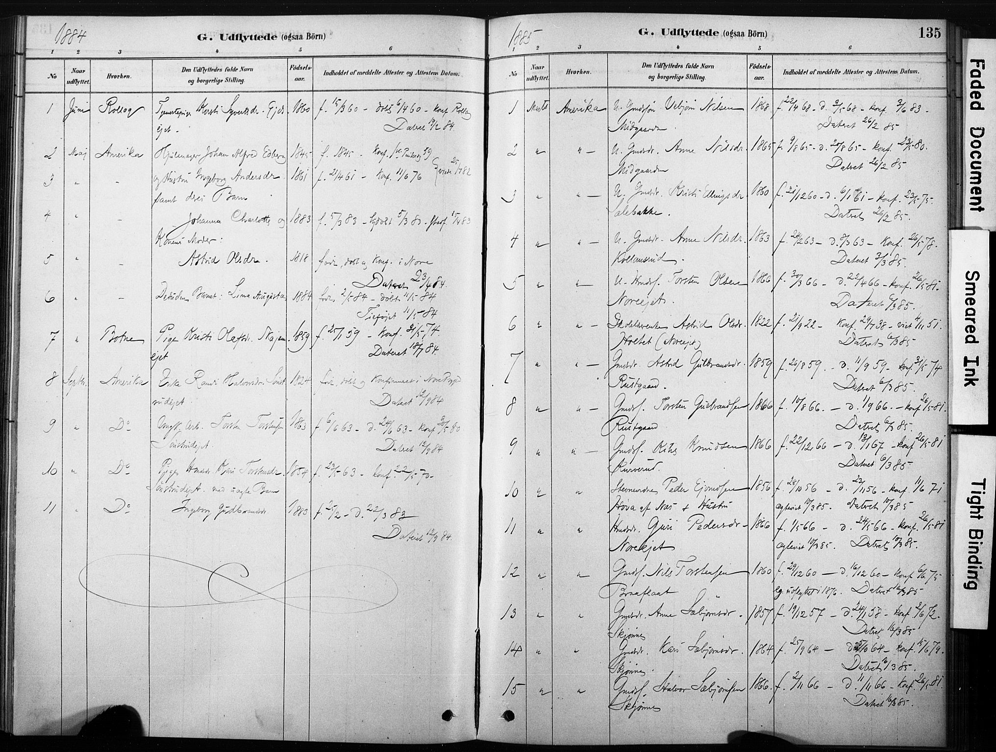 Nore kirkebøker, SAKO/A-238/F/Fb/L0001: Parish register (official) no. II 1, 1878-1886, p. 135