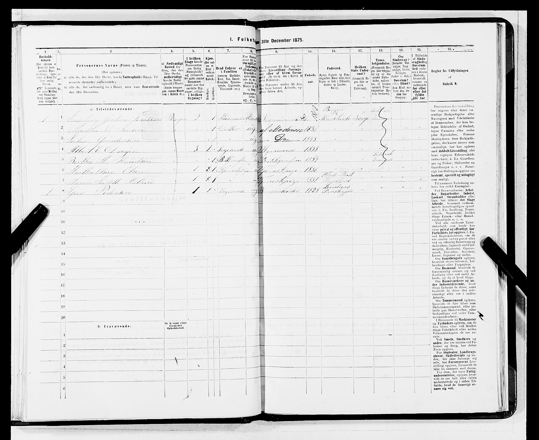 SAB, 1875 census for 1301 Bergen, 1875, p. 4514