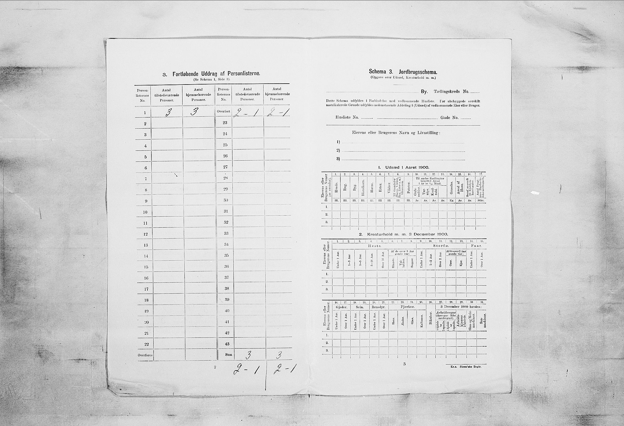 SAKO, 1900 census for Kragerø, 1900, p. 1678