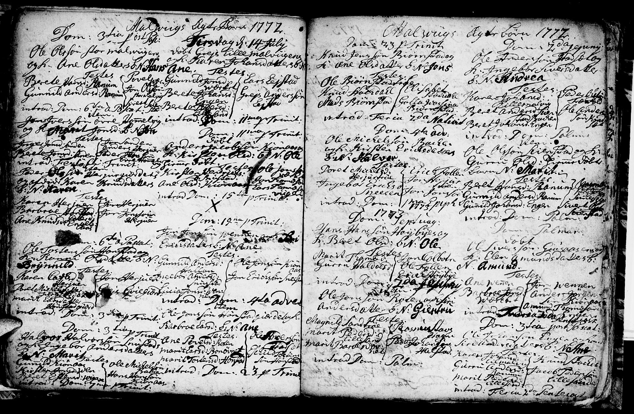 Ministerialprotokoller, klokkerbøker og fødselsregistre - Sør-Trøndelag, SAT/A-1456/616/L0418: Parish register (copy) no. 616C01, 1754-1797