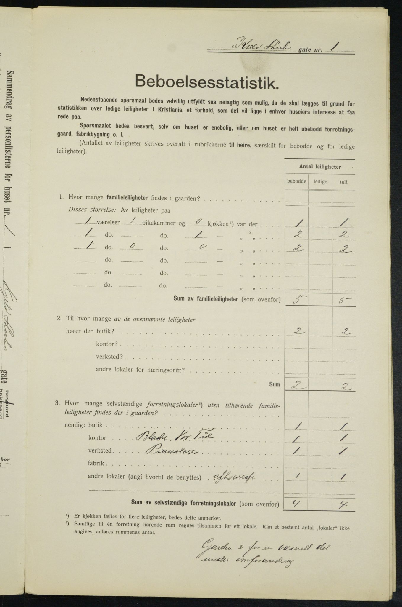 OBA, Municipal Census 1913 for Kristiania, 1913, p. 51205