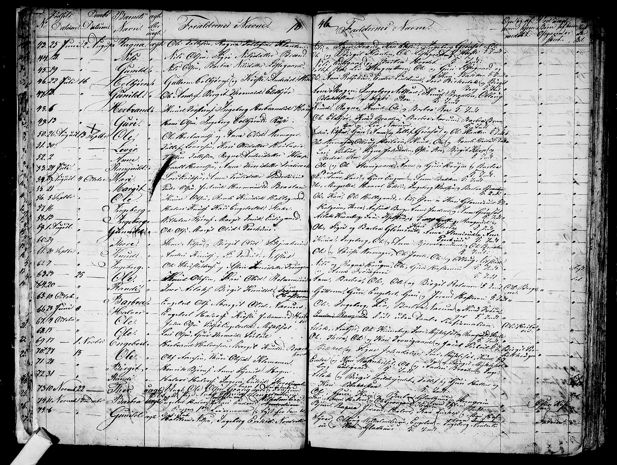 Gol kirkebøker, AV/SAKO-A-226/G/Ga/L0001: Parish register (copy) no. I 1, 1841-1860, p. 29-30