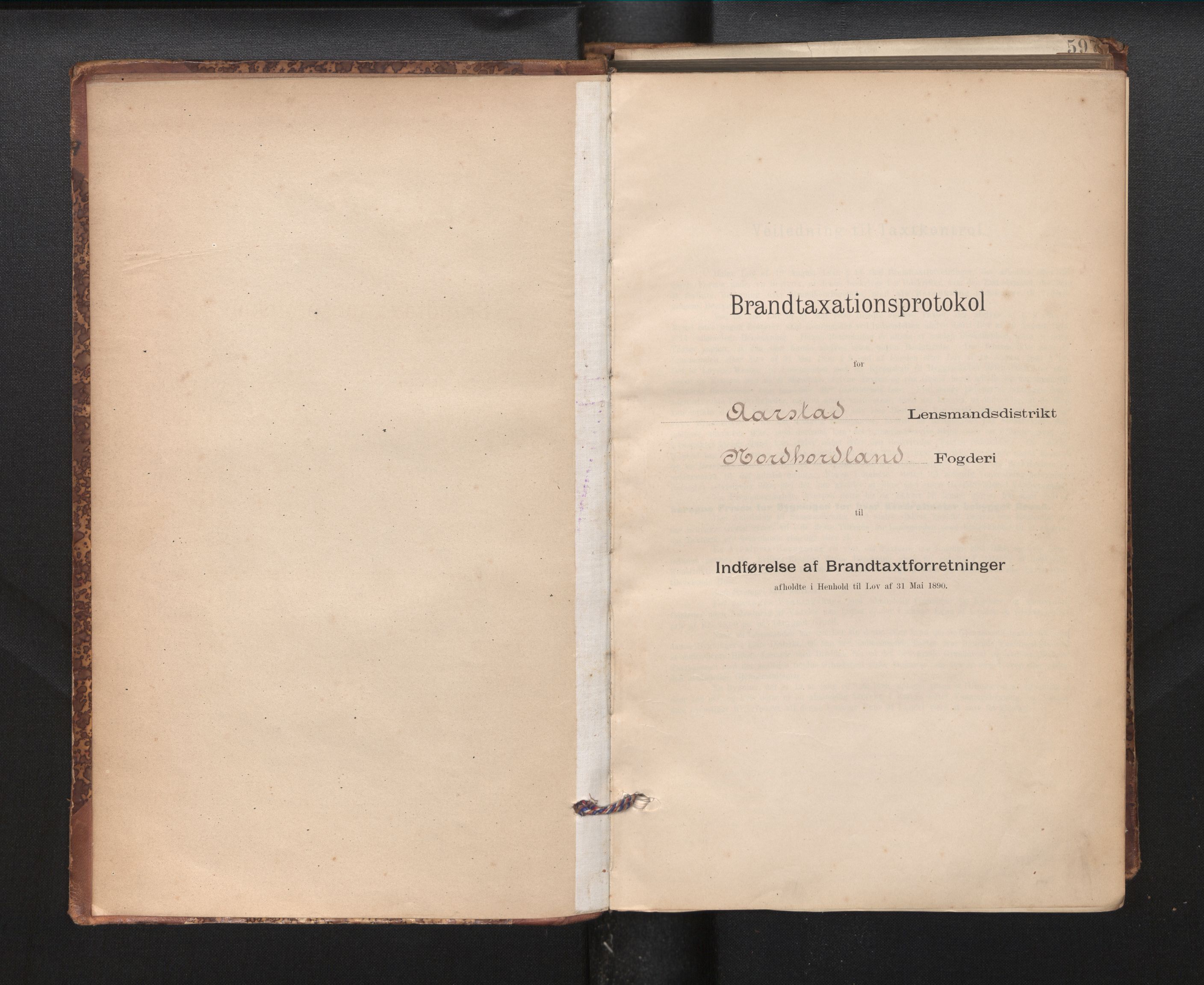 Lensmannen i Årstad, AV/SAB-A-36201/0012/L0011: Branntakstprotokoll,skjematakst, 1895-1901