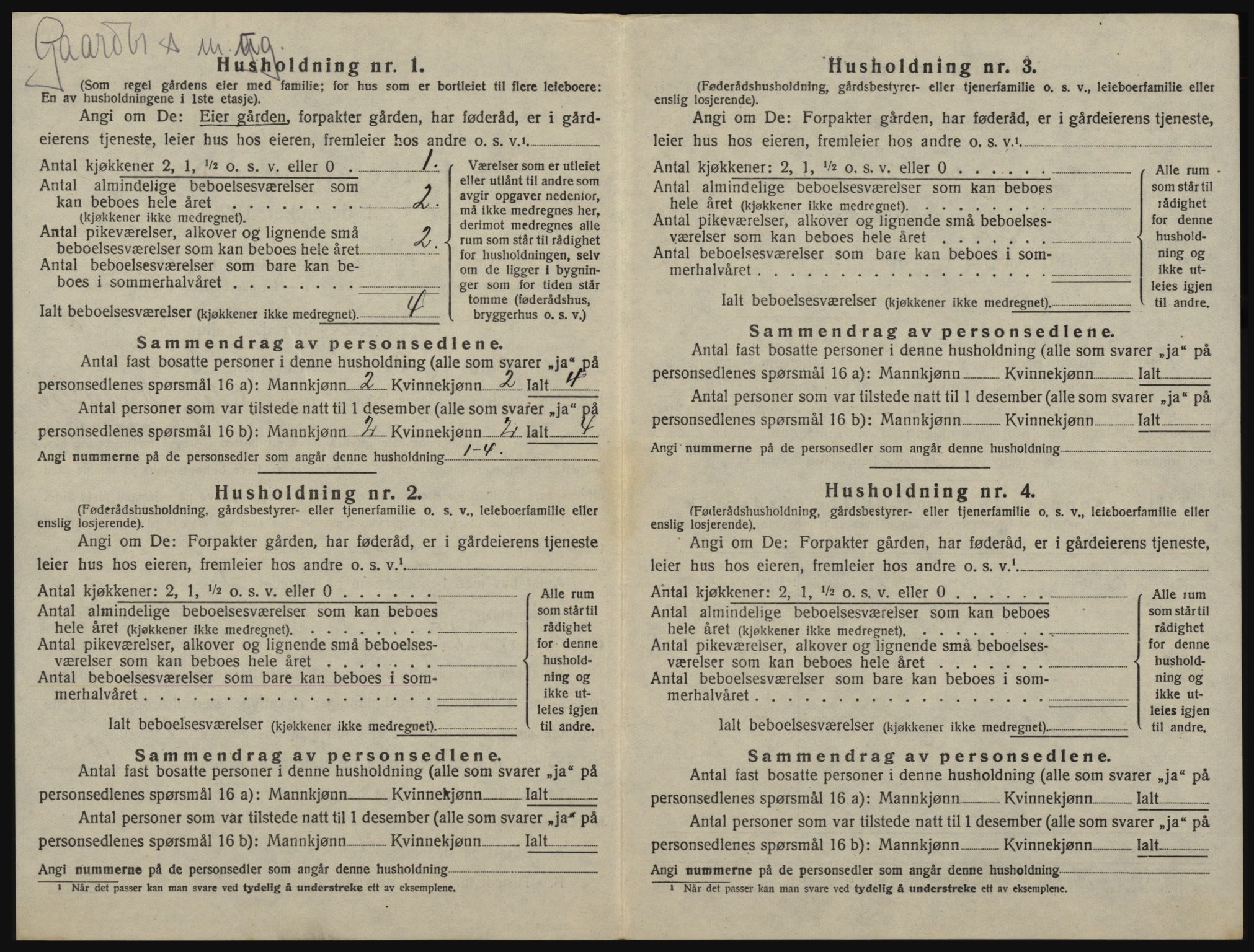 SAO, 1920 census for Onsøy, 1920, p. 1423