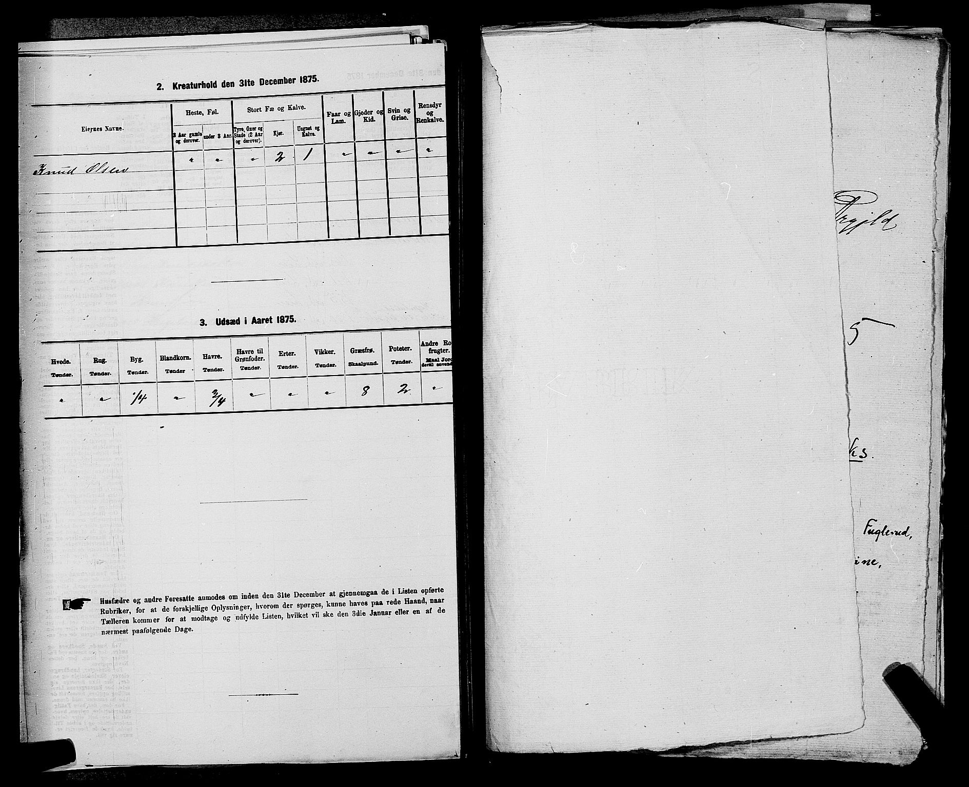 SAKO, 1875 census for 0626P Lier, 1875, p. 2293