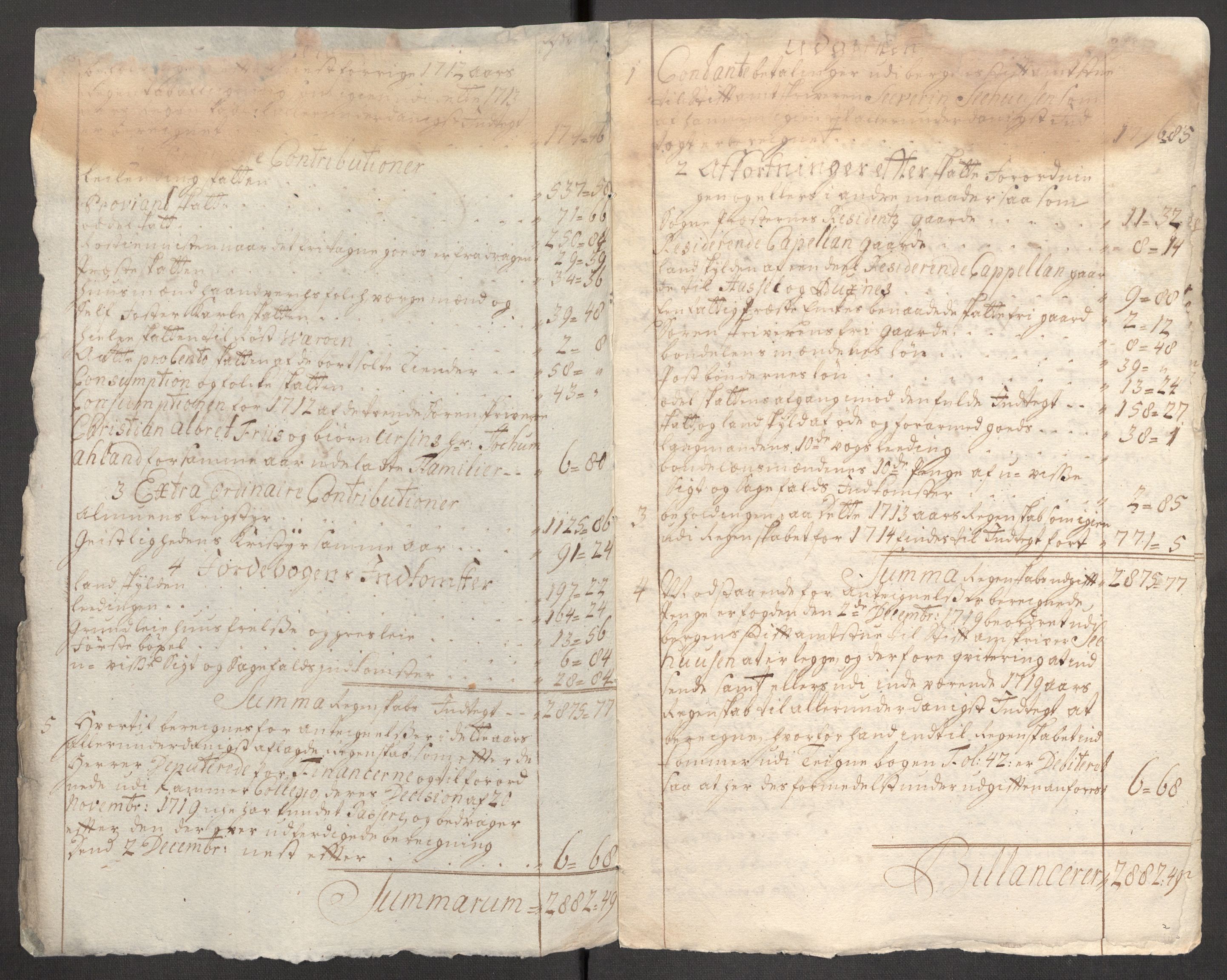 Rentekammeret inntil 1814, Reviderte regnskaper, Fogderegnskap, AV/RA-EA-4092/R67/L4679: Fogderegnskap Vesterålen, Andenes og Lofoten, 1711-1713, p. 85