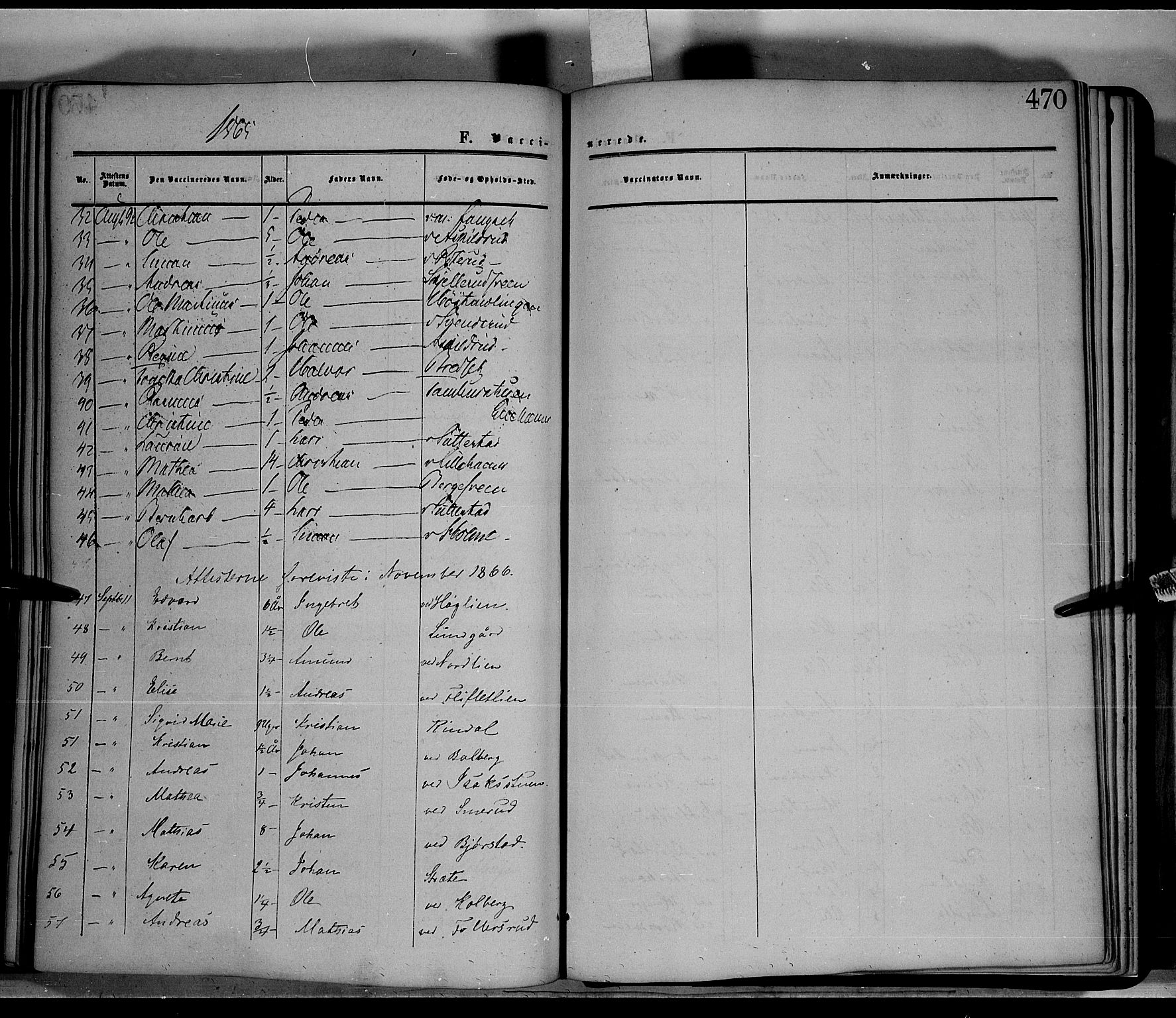 Fåberg prestekontor, SAH/PREST-086/H/Ha/Haa/L0006: Parish register (official) no. 6B, 1855-1867, p. 470