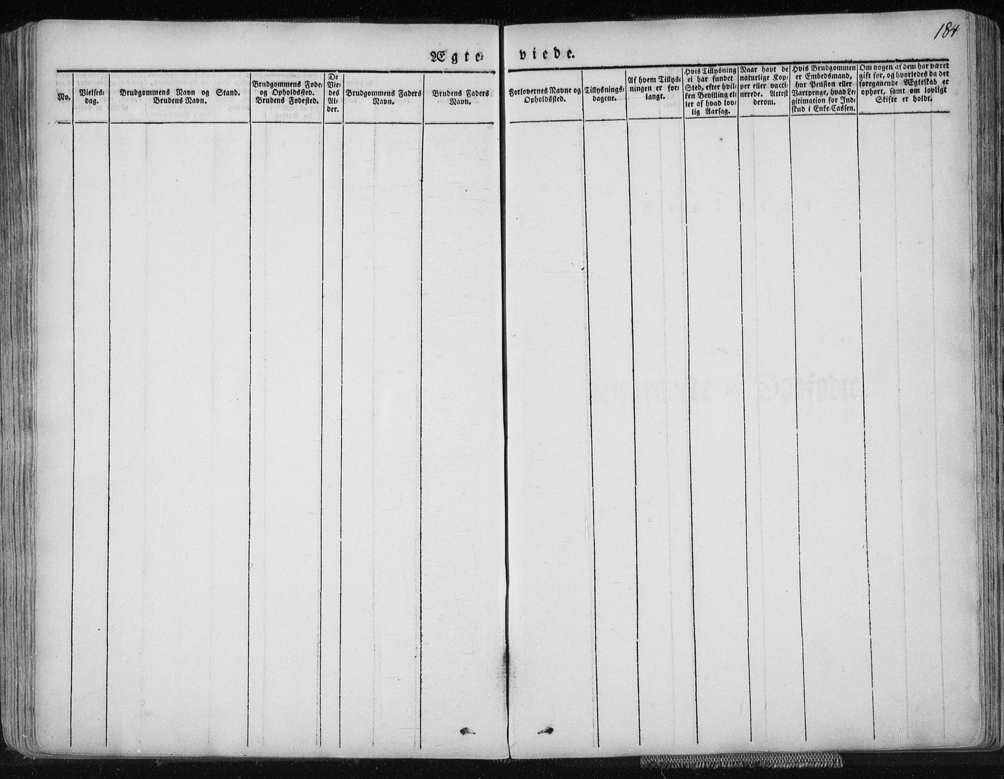 Ministerialprotokoller, klokkerbøker og fødselsregistre - Nordland, AV/SAT-A-1459/827/L0390: Parish register (official) no. 827A02, 1826-1841, p. 184