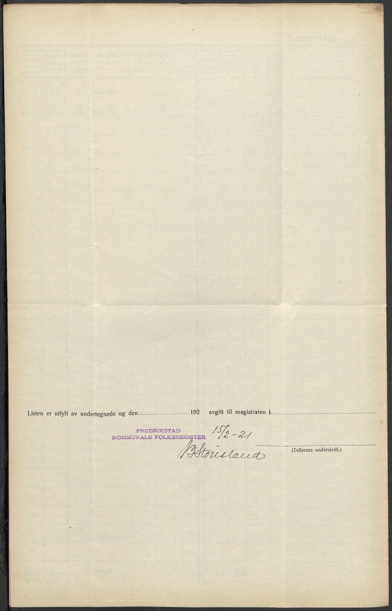 SAO, 1920 census for Fredrikstad, 1920, p. 46