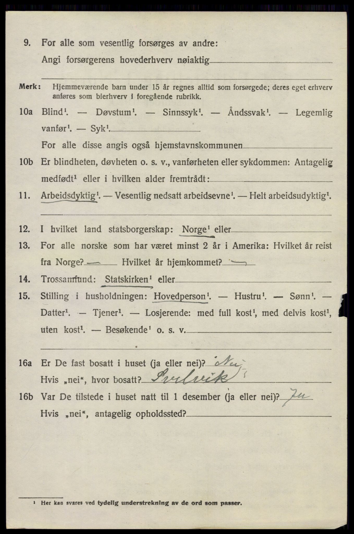 SAO, 1920 census for Nesodden, 1920, p. 2700