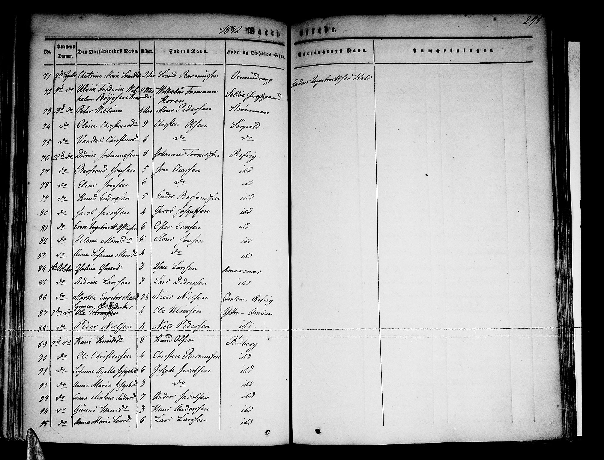 Selje sokneprestembete, SAB/A-99938/H/Ha/Haa/Haaa: Parish register (official) no. A 9, 1829-1844, p. 295