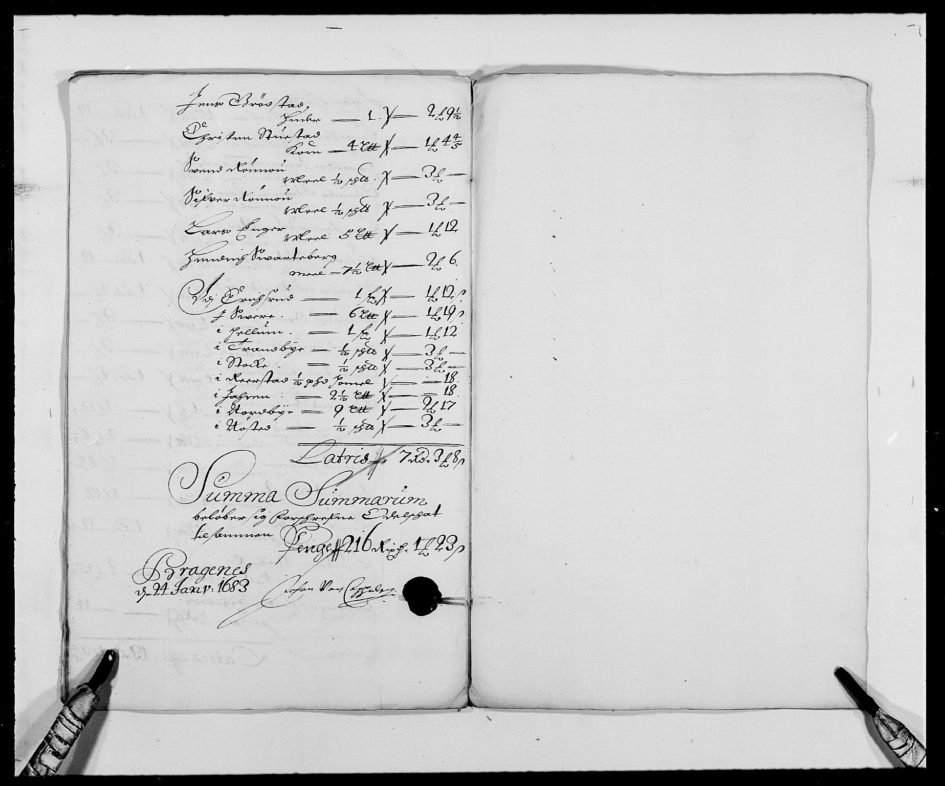 Rentekammeret inntil 1814, Reviderte regnskaper, Fogderegnskap, RA/EA-4092/R27/L1686: Fogderegnskap Lier, 1678-1686, p. 414