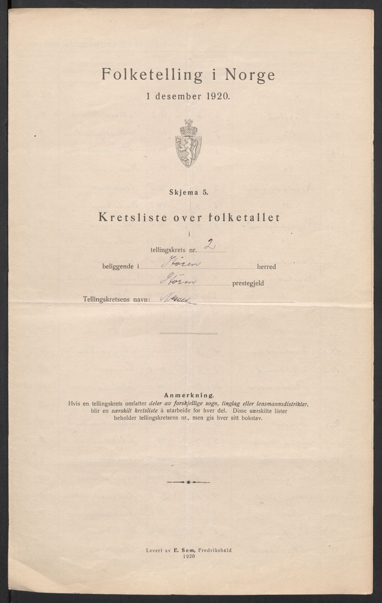 SAT, 1920 census for Støren, 1920, p. 11