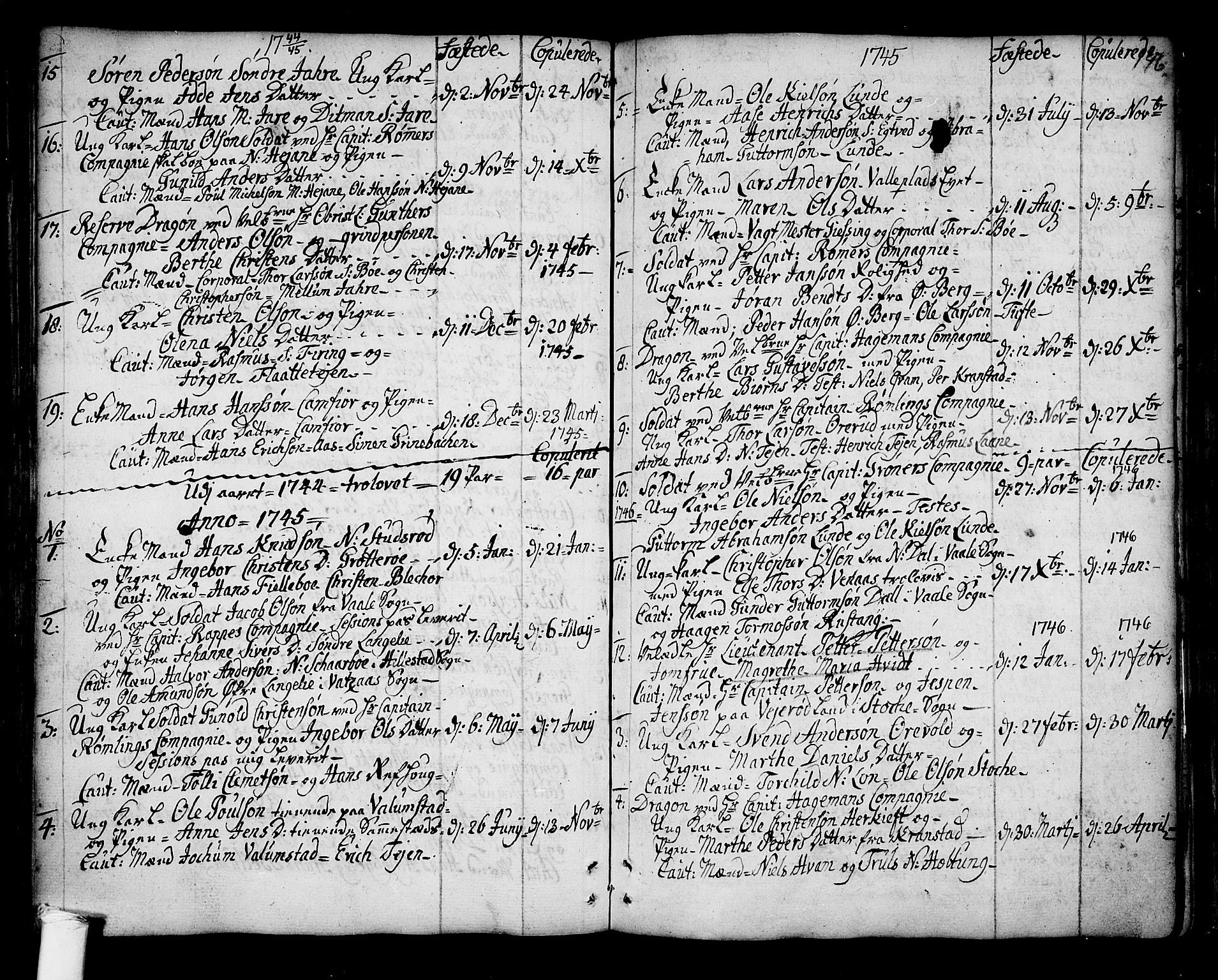 Ramnes kirkebøker, SAKO/A-314/F/Fa/L0001: Parish register (official) no. I 1, 1732-1774, p. 146