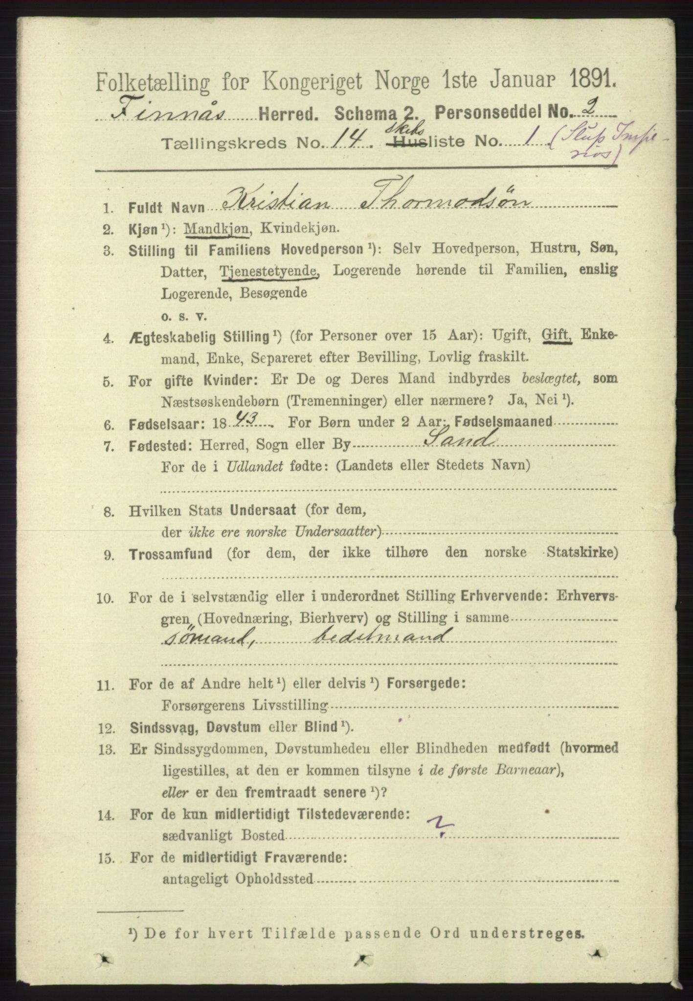 RA, 1891 census for 1218 Finnås, 1891, p. 5709