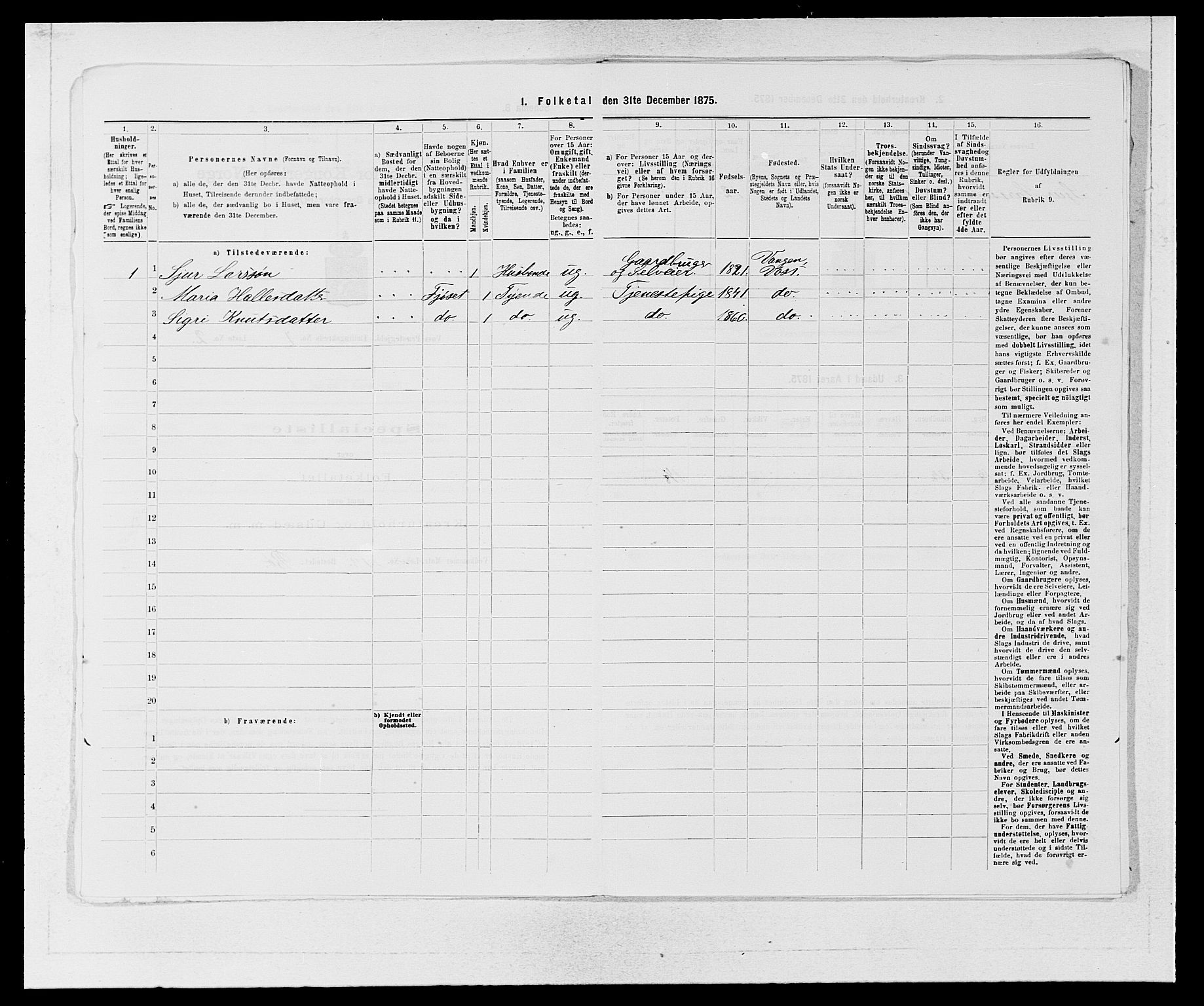 SAB, 1875 census for 1235P Voss, 1875, p. 804