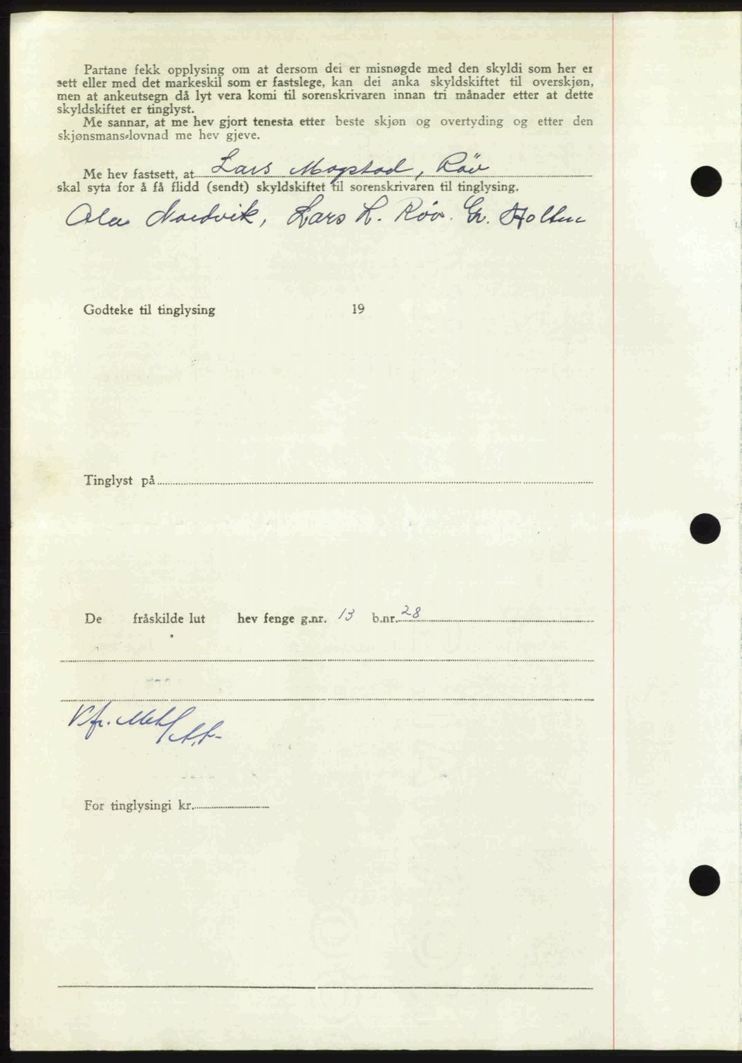 Nordmøre sorenskriveri, AV/SAT-A-4132/1/2/2Ca: Mortgage book no. A114, 1950-1950, Diary no: : 455/1950