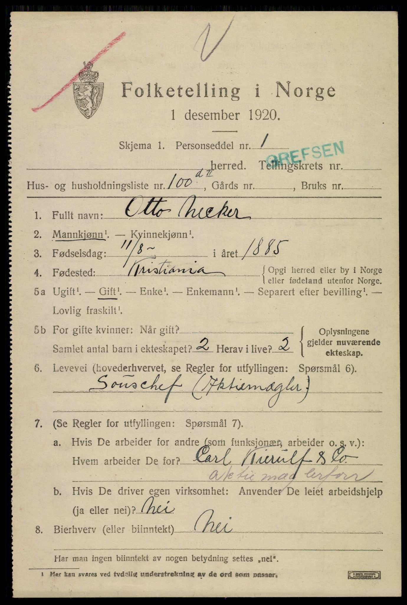 SAO, 1920 census for Aker, 1920, p. 62332