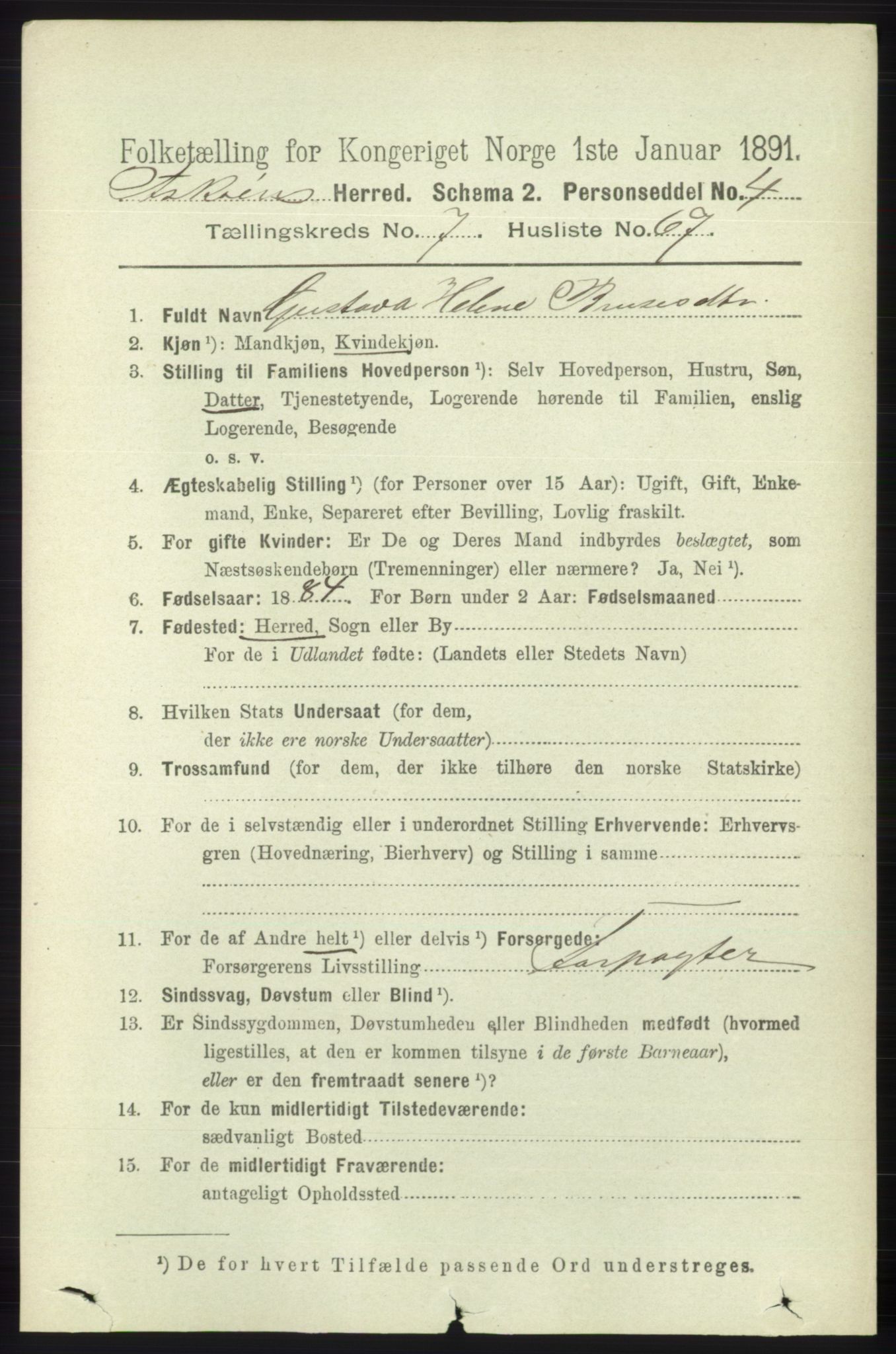 RA, 1891 census for 1247 Askøy, 1891, p. 4945