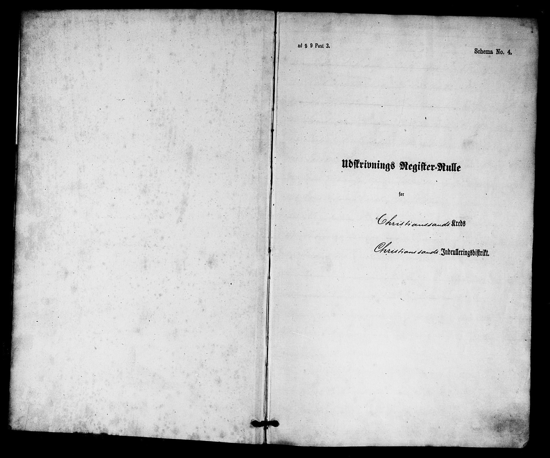 Kristiansand mønstringskrets, SAK/2031-0015/F/Ff/L0009: Utskrivningsregisterrulle Kristiansand, Søgne, Randesund, Tveit, Oddernes, nr K-2, 1860-1910, p. 2