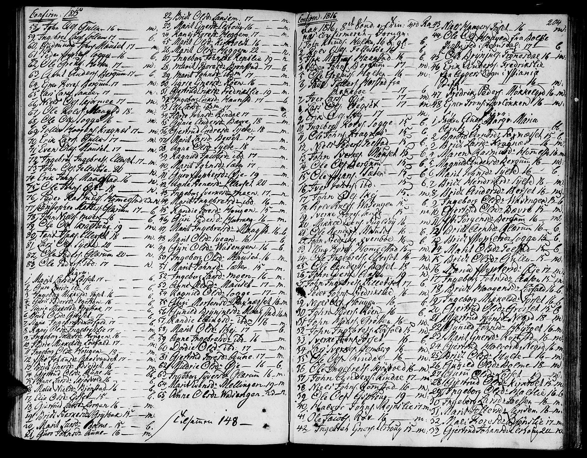 Ministerialprotokoller, klokkerbøker og fødselsregistre - Møre og Romsdal, AV/SAT-A-1454/595/L1040: Parish register (official) no. 595A02, 1797-1819, p. 204