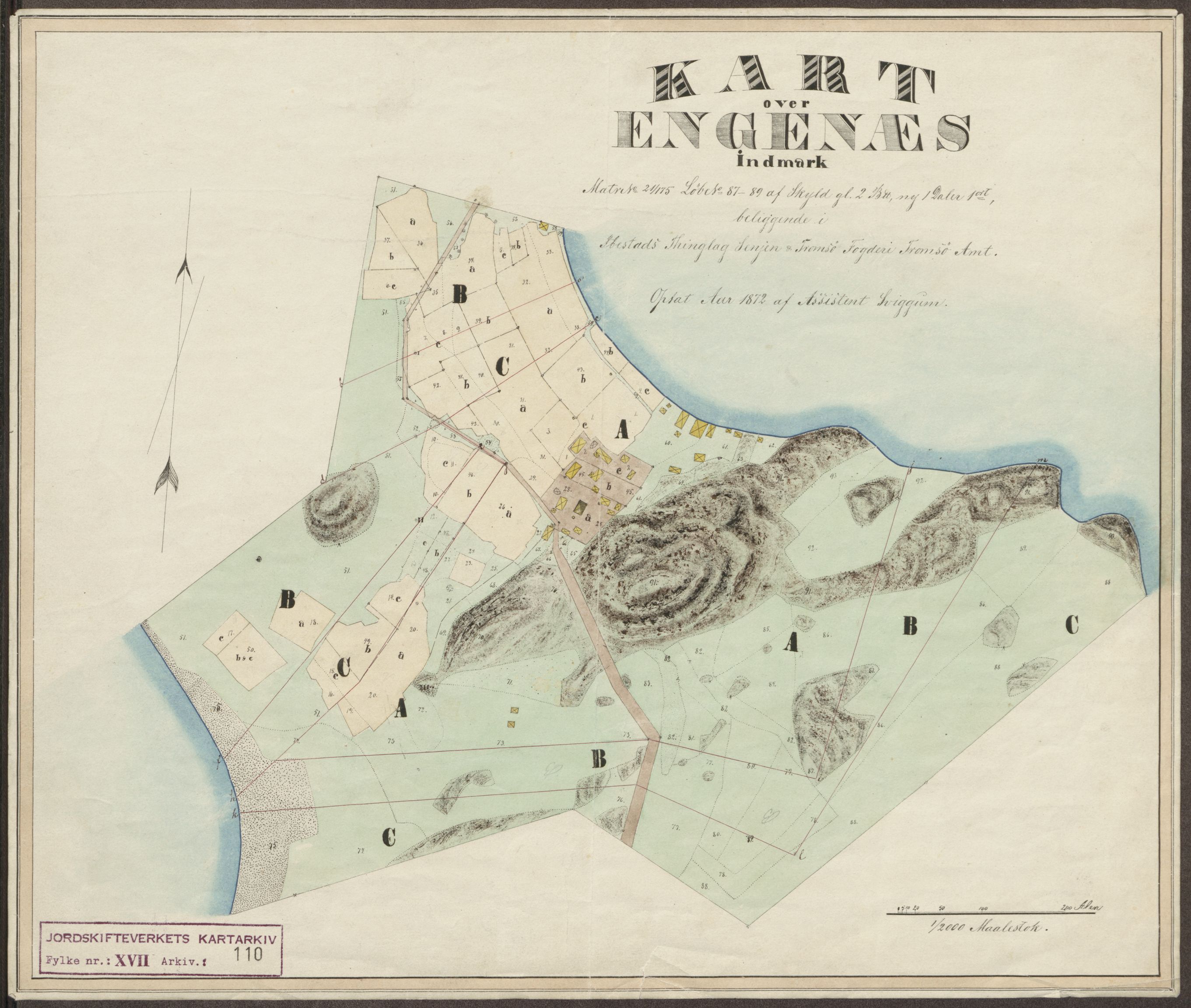 Jordskifteverkets kartarkiv, AV/RA-S-3929/T, 1859-1988, p. 158