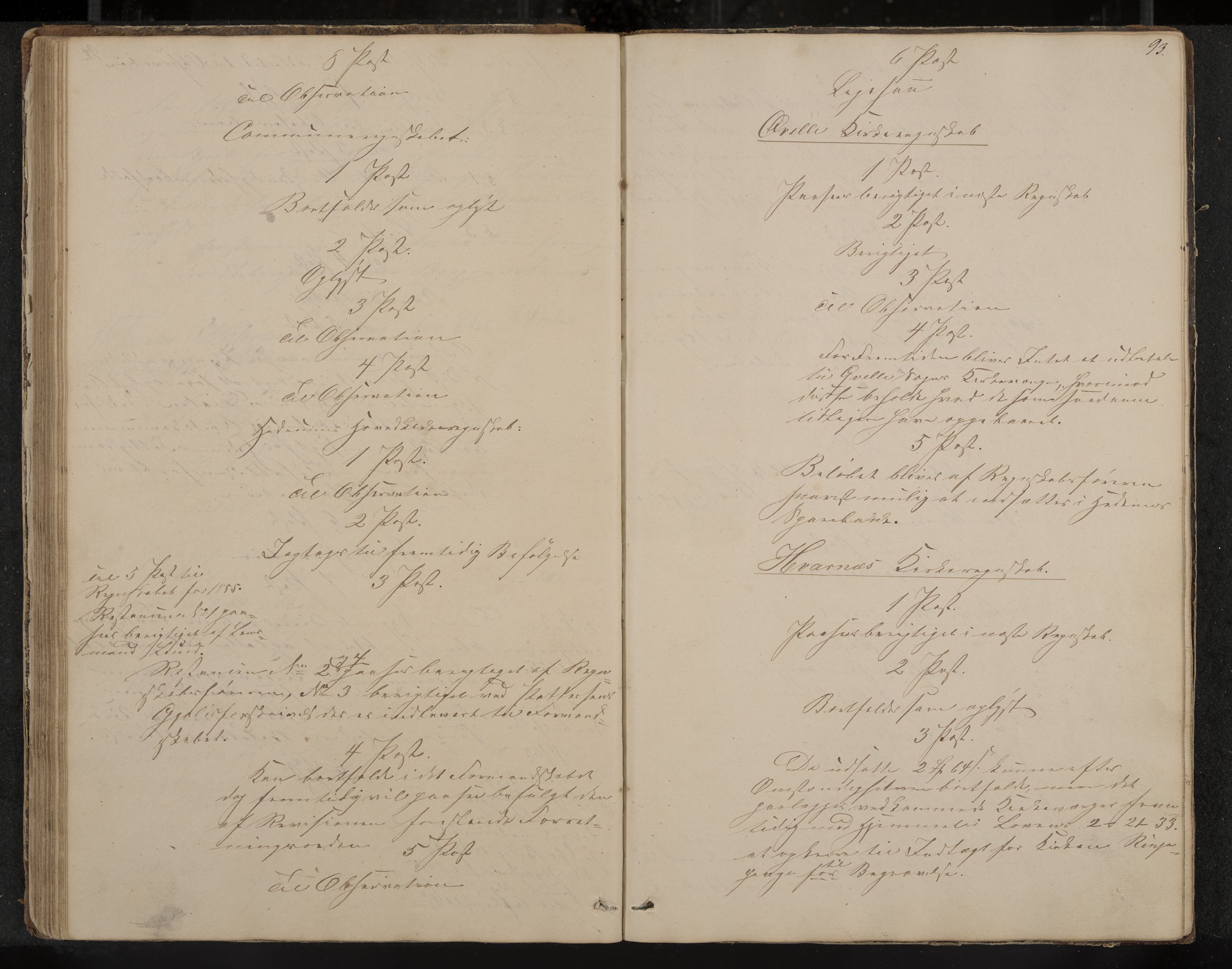 Hedrum formannskap og sentraladministrasjon, IKAK/0727021/A/Aa/L0002: Møtebok, 1853-1867, p. 93