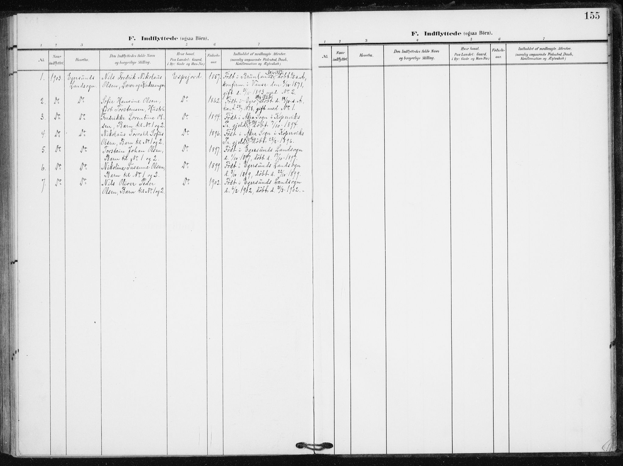 Tranøy sokneprestkontor, AV/SATØ-S-1313/I/Ia/Iaa/L0013kirke: Parish register (official) no. 13, 1905-1922, p. 155