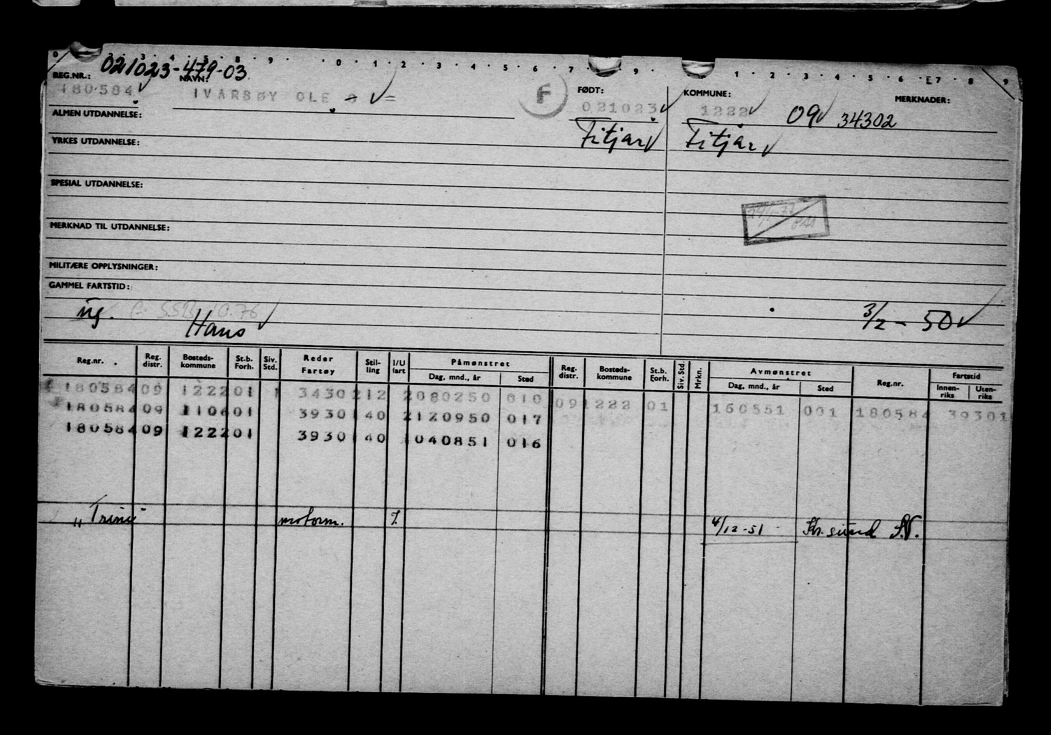 Direktoratet for sjømenn, AV/RA-S-3545/G/Gb/L0223: Hovedkort, 1923, p. 528