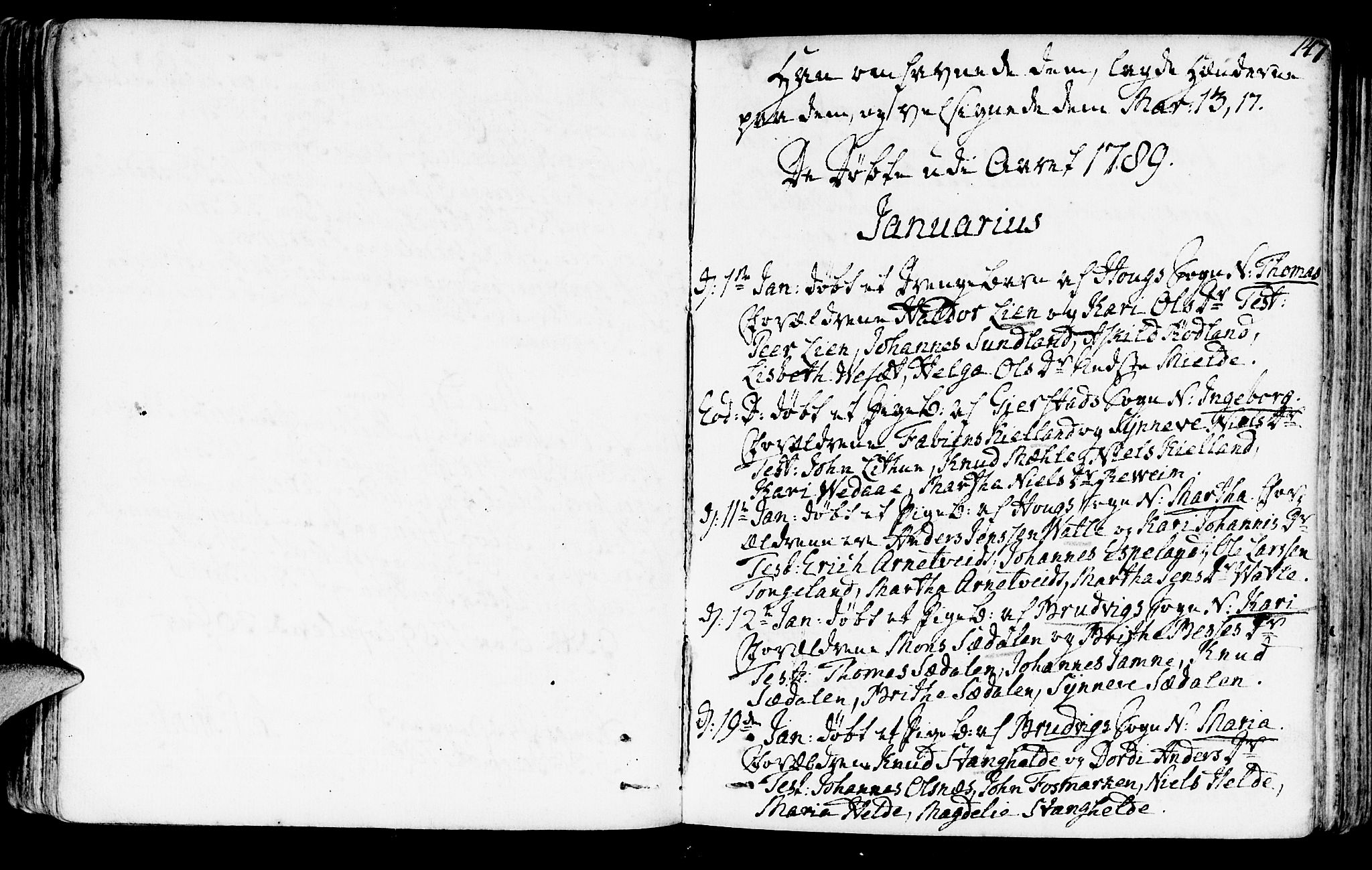 Haus sokneprestembete, AV/SAB-A-75601/H/Haa: Parish register (official) no. A 10, 1782-1796, p. 147