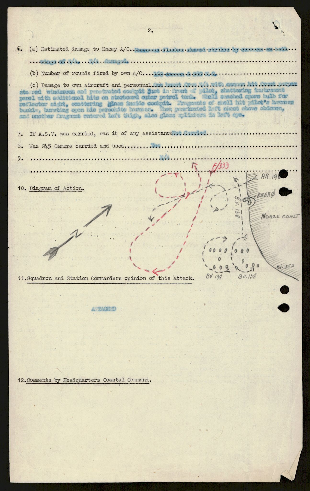 Forsvaret, 333 Skvadron, AV/RA-RAFA-2003/1/Da/L0041: Combat, Crash and and Circumstantial Reports , 1943-1945, p. 332