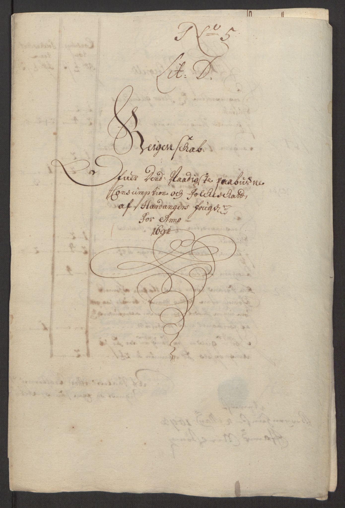 Rentekammeret inntil 1814, Reviderte regnskaper, Fogderegnskap, RA/EA-4092/R48/L2973: Fogderegnskap Sunnhordland og Hardanger, 1691-1692, p. 304