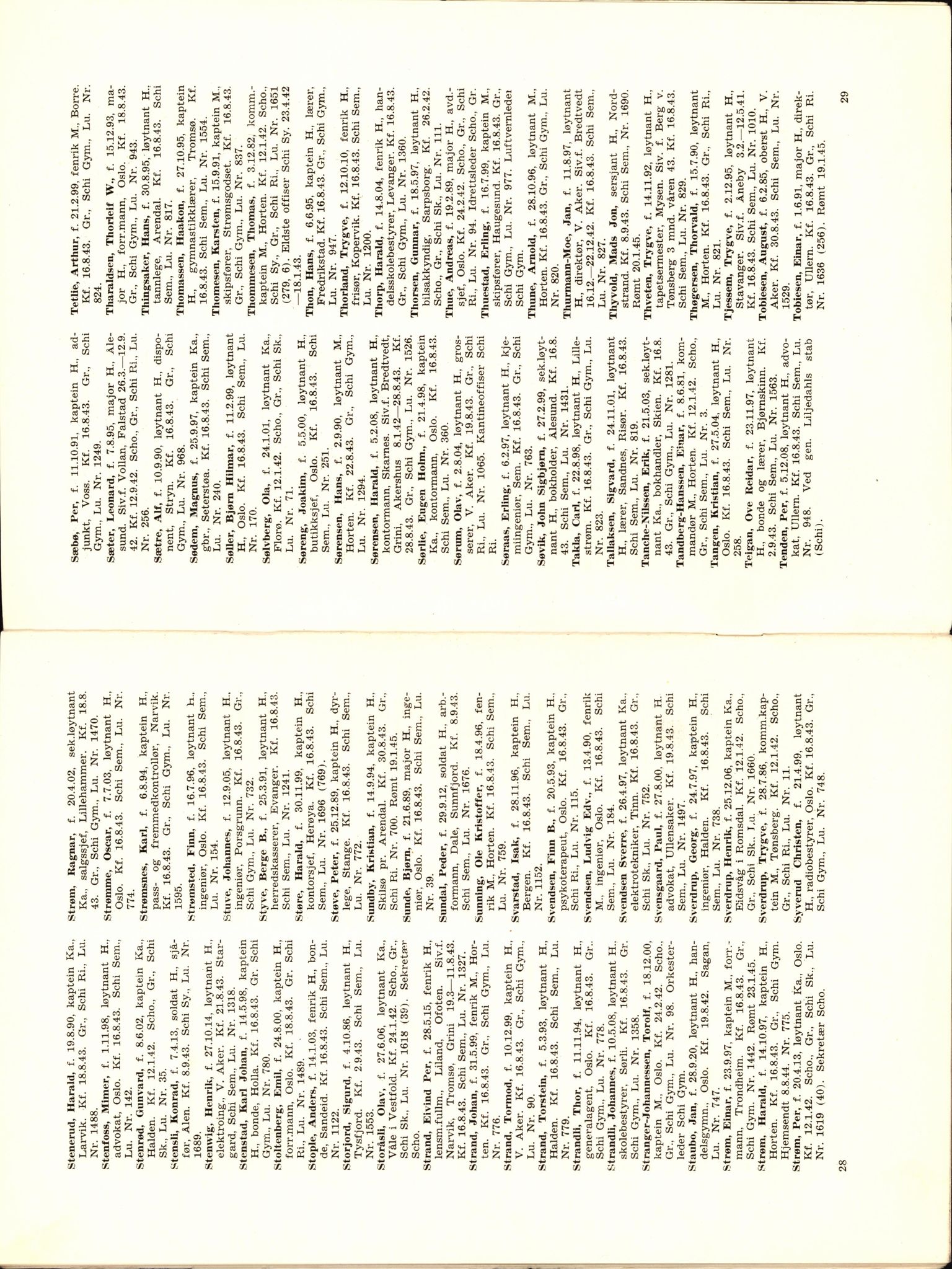 Forsvaret, Forsvarets krigshistoriske avdeling, AV/RA-RAFA-2017/Y/Yf/L0201: II-C-11-2102  -  Norske offiserer i krigsfangenskap, 1940-1945, p. 137