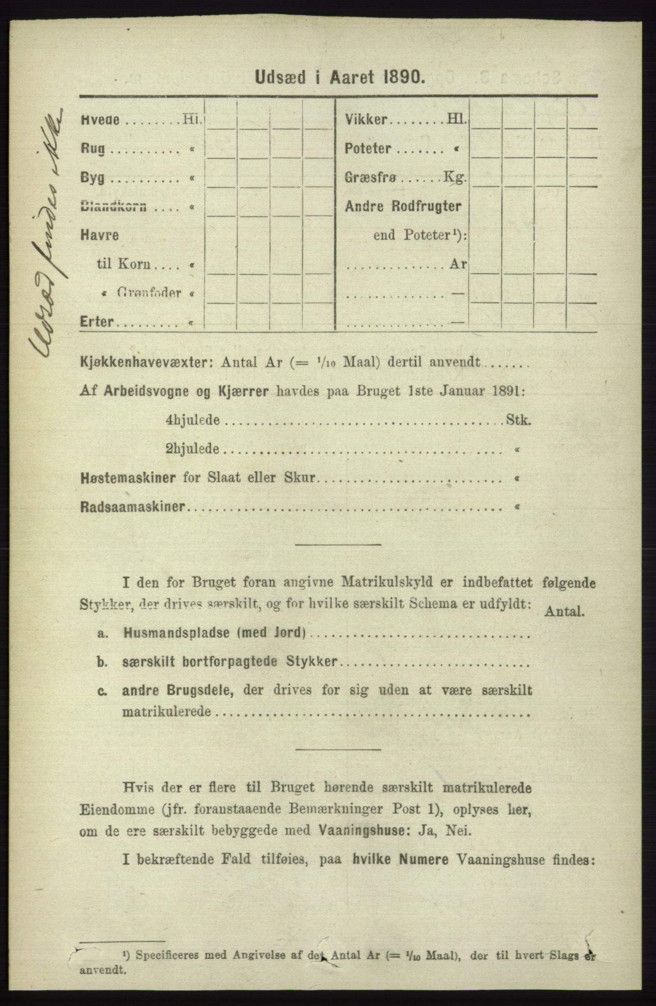 RA, 1891 census for 1230 Ullensvang, 1891, p. 7428