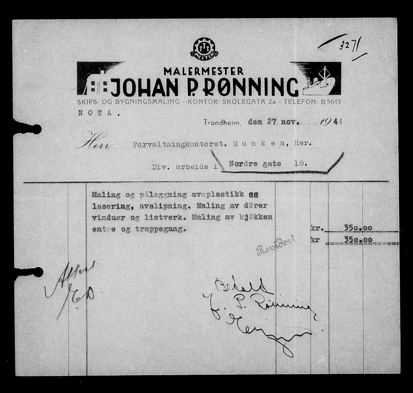 Justisdepartementet, Tilbakeføringskontoret for inndratte formuer, AV/RA-S-1564/H/Hc/Hca/L0902: --, 1945-1947, p. 398