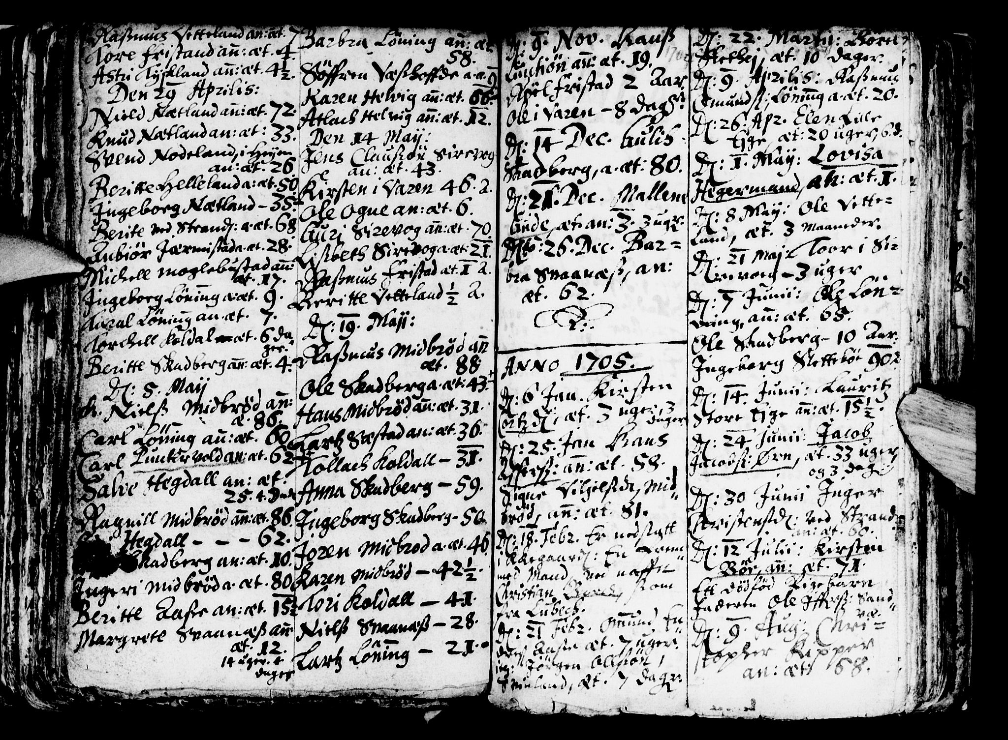 Eigersund sokneprestkontor, AV/SAST-A-101807/S08/L0001: Parish register (official) no. A 1, 1664-1717