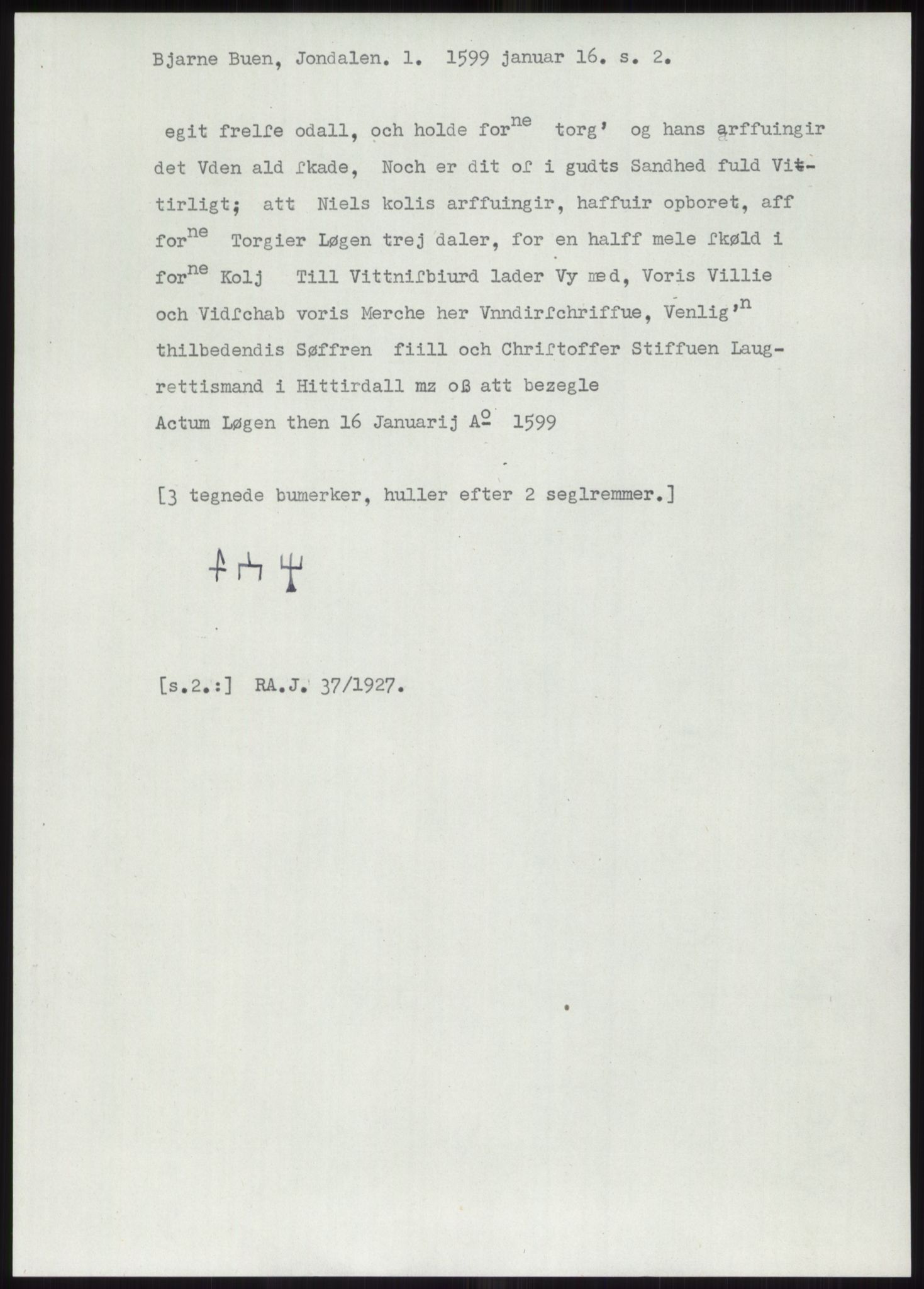 Samlinger til kildeutgivelse, Diplomavskriftsamlingen, AV/RA-EA-4053/H/Ha, p. 1602