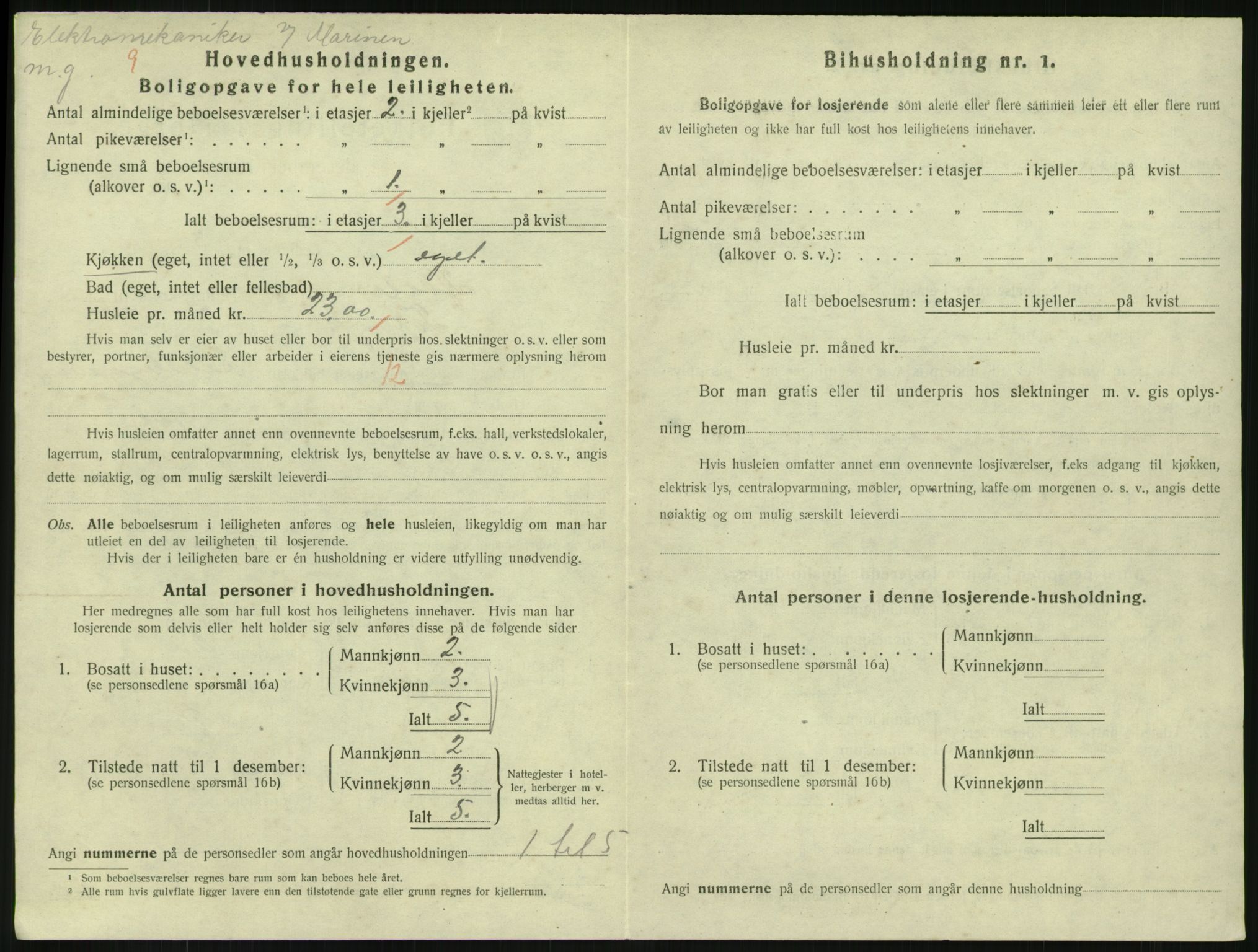 SAKO, 1920 census for Horten, 1920, p. 5174