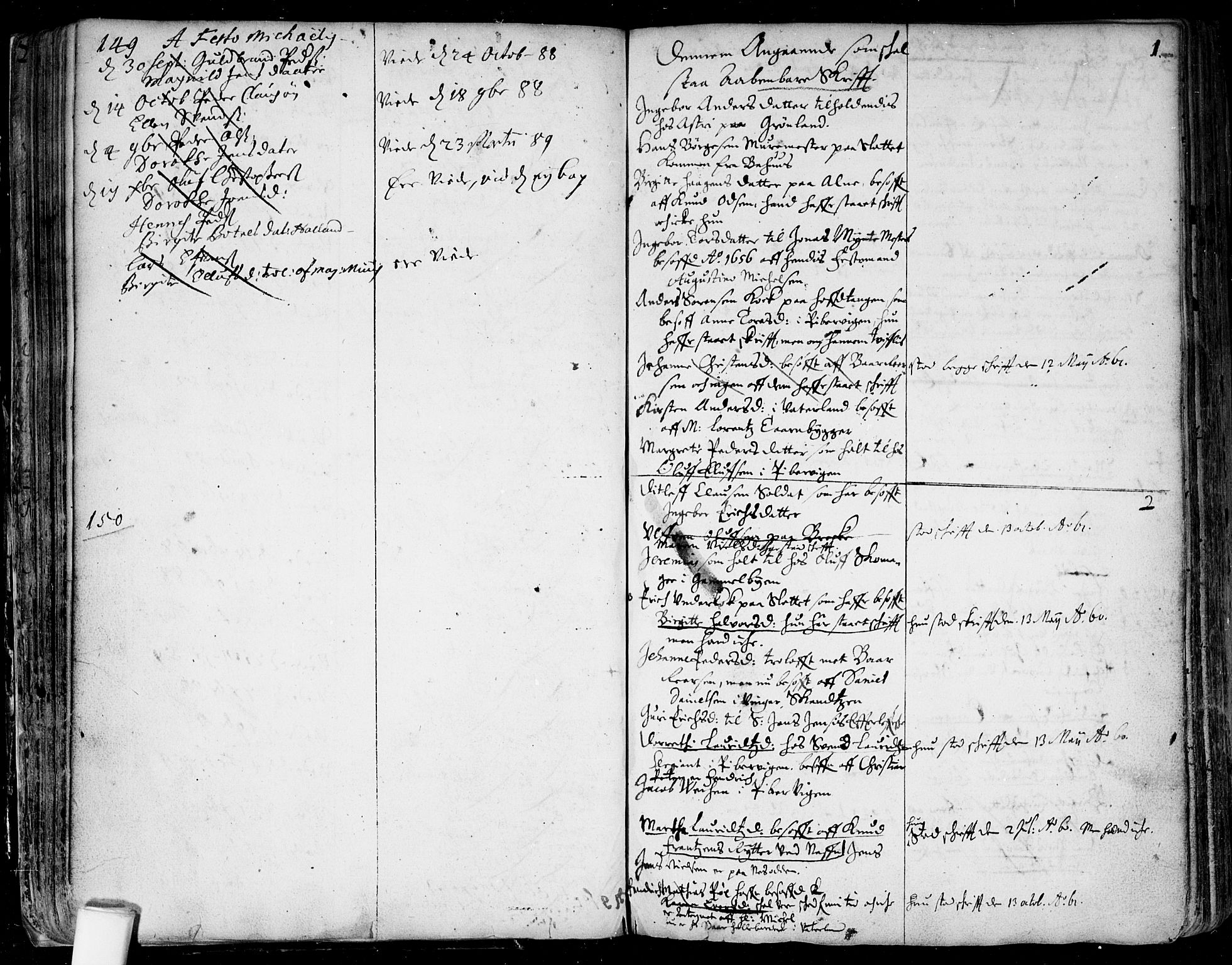 Aker prestekontor kirkebøker, AV/SAO-A-10861/F/L0001: Parish register (official) no. 1, 1656-1688