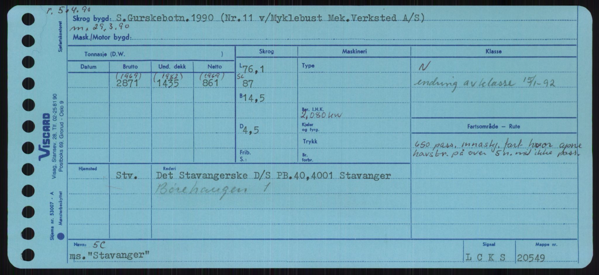 Sjøfartsdirektoratet med forløpere, Skipsmålingen, RA/S-1627/H/Ha/L0005/0002: Fartøy, S-Sven / Fartøy, Skjo-Sven, p. 419