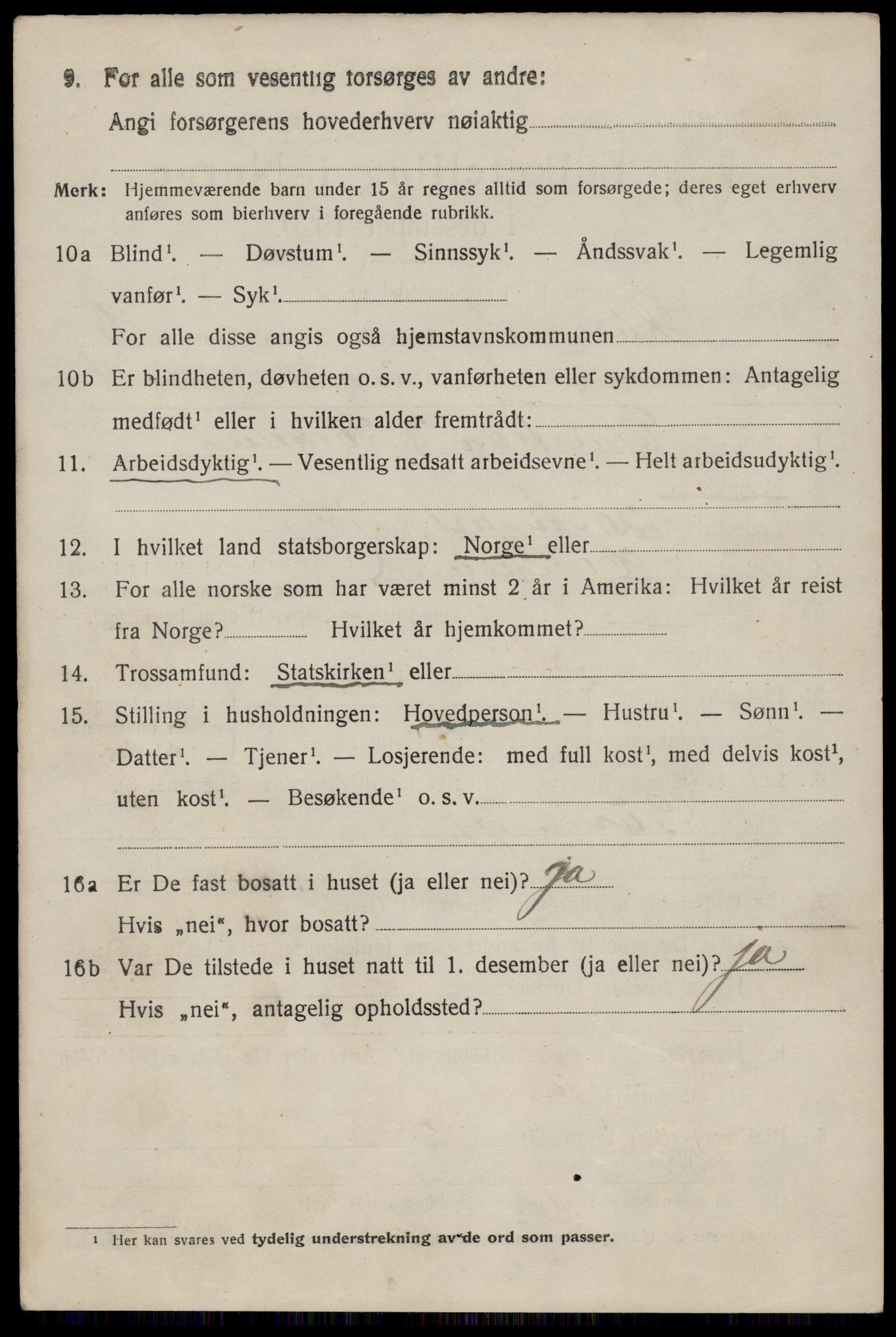 SAST, 1920 census for Skåre, 1920, p. 3729