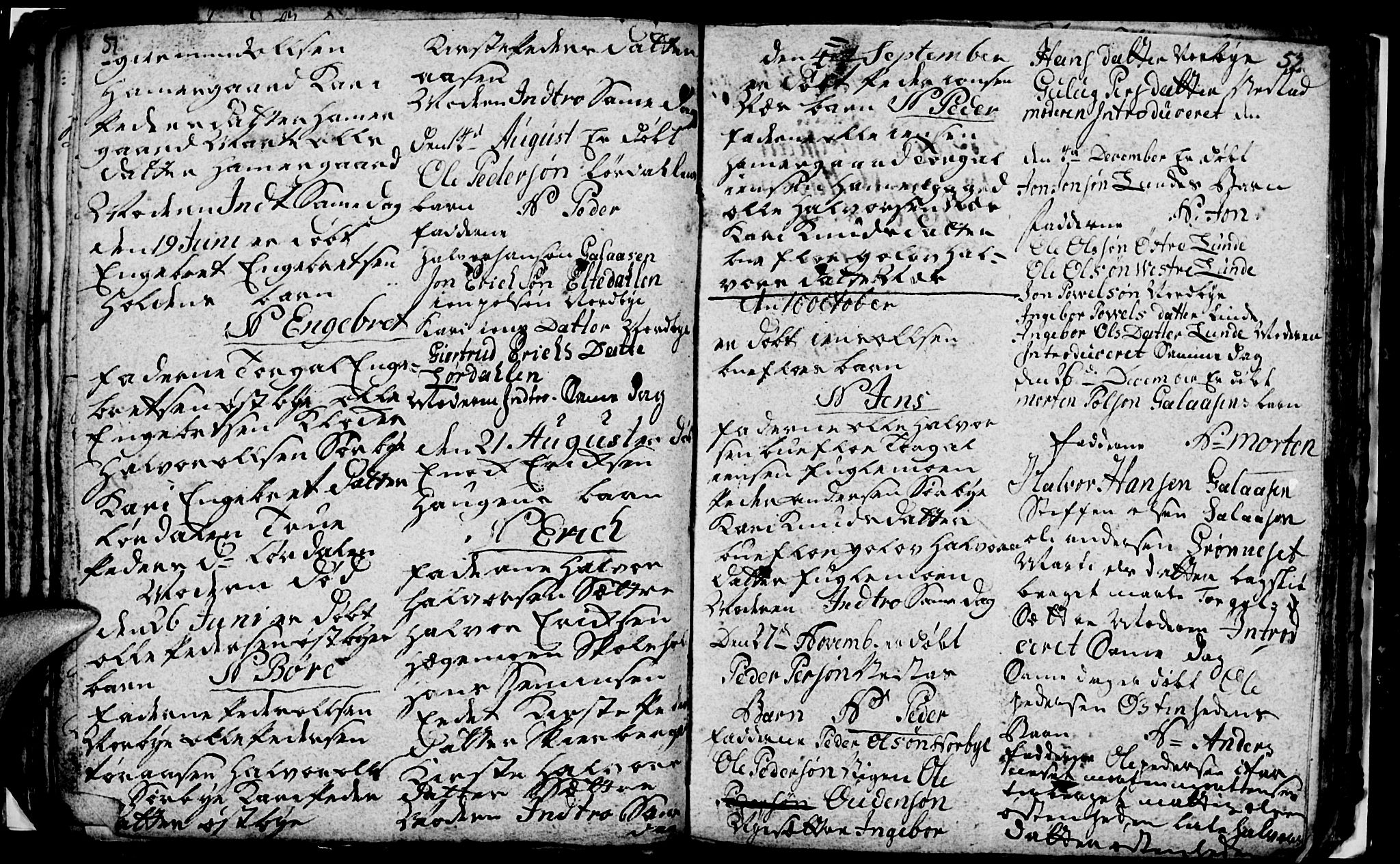 Trysil prestekontor, AV/SAH-PREST-046/H/Ha/Hab/L0001: Parish register (copy) no. 1, 1781-1799, p. 51-52