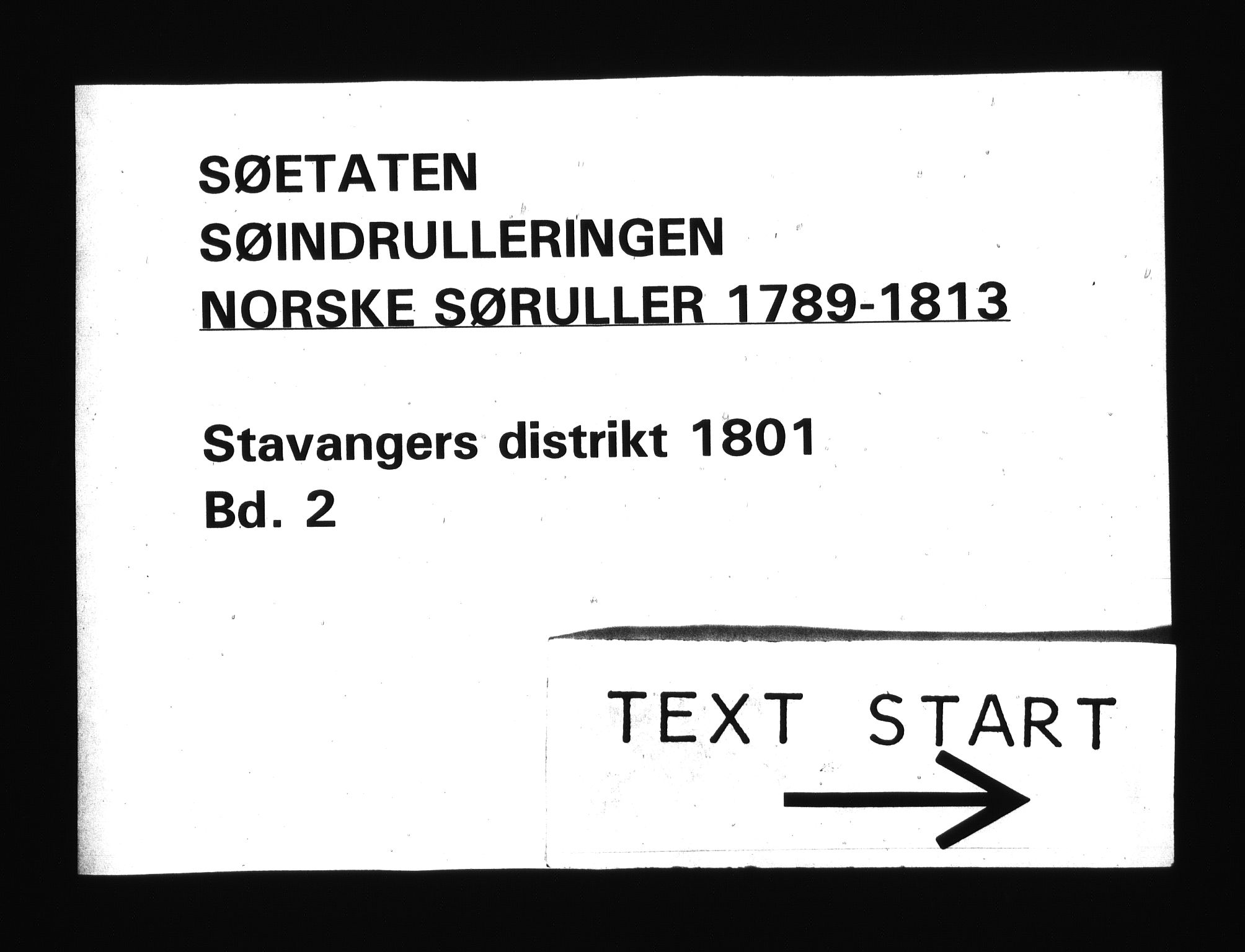 Sjøetaten, RA/EA-3110/F/L0283: Stavanger distrikt, bind 2, 1801